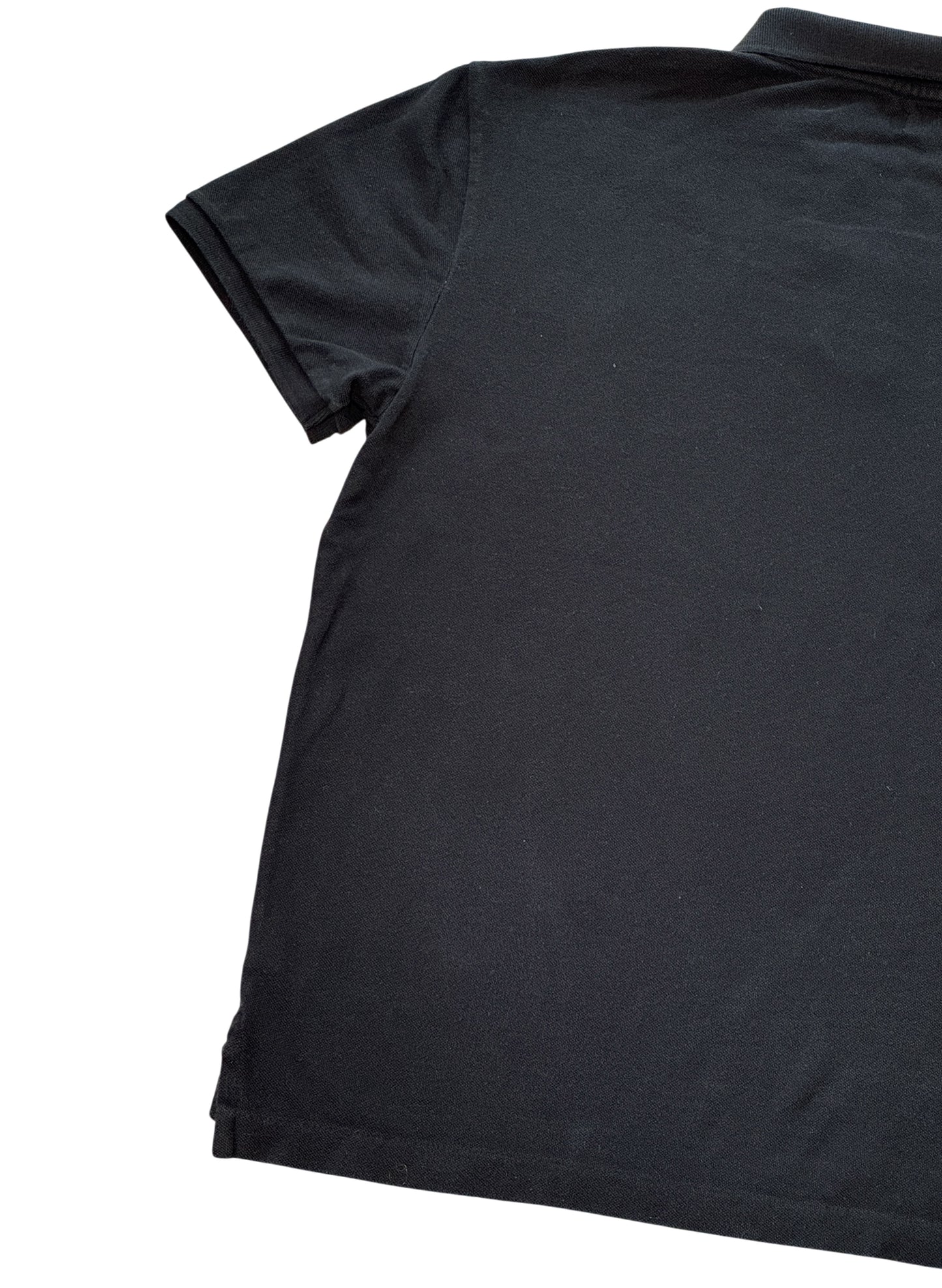 (SUP-670) POLO JEANS COMPANY PATCH POLO SHIRT "BLACK FADE"
