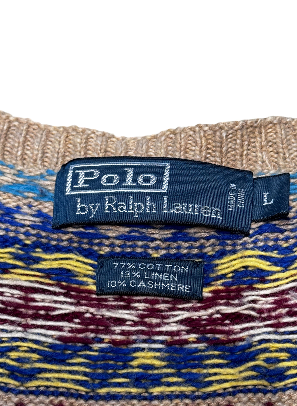 (SUP-874) Polo Ralph Lauren FAIR ISLE KNIT VEST