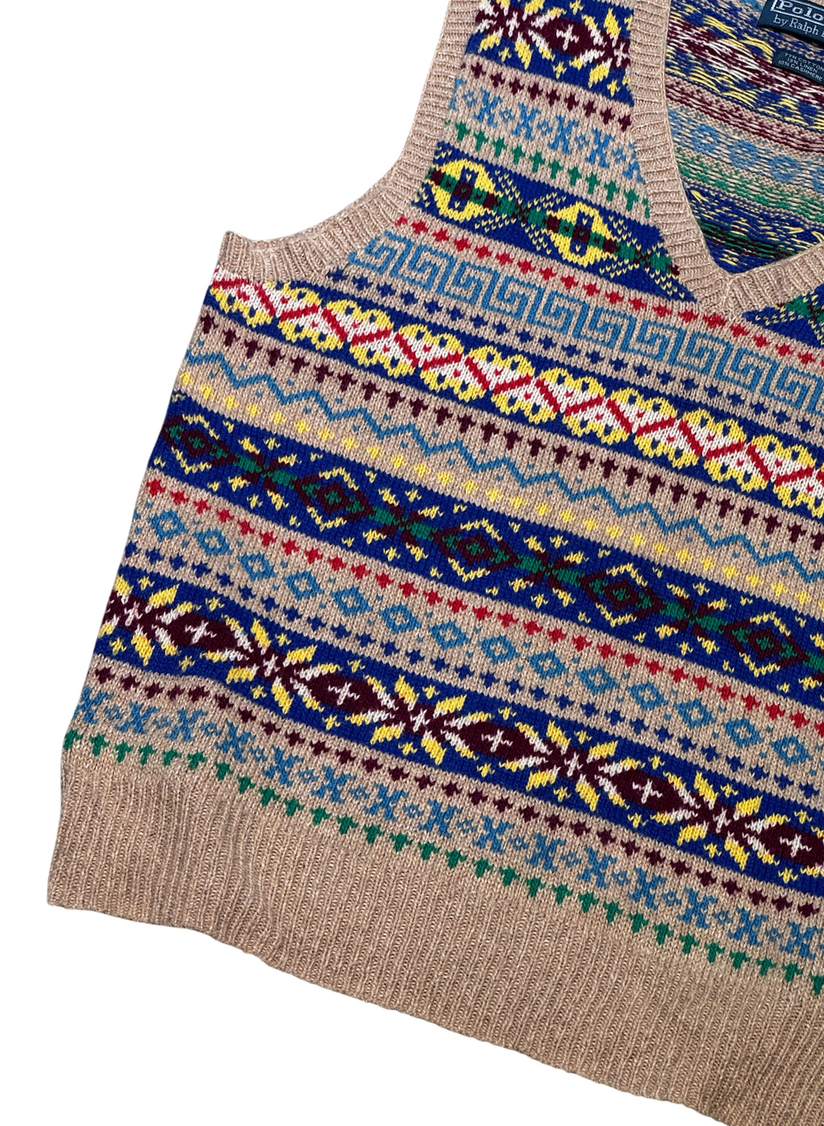 (SUP-874) Polo Ralph Lauren FAIR ISLE KNIT VEST