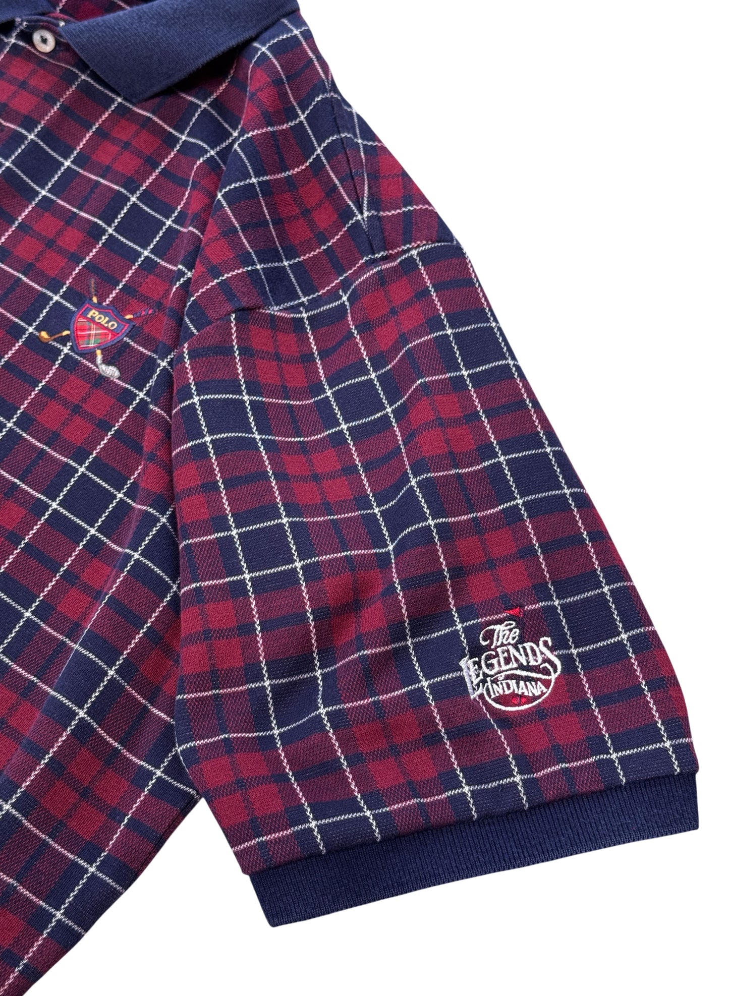 (SUP-686) POLO GOLF CHECK POLO SHIRT