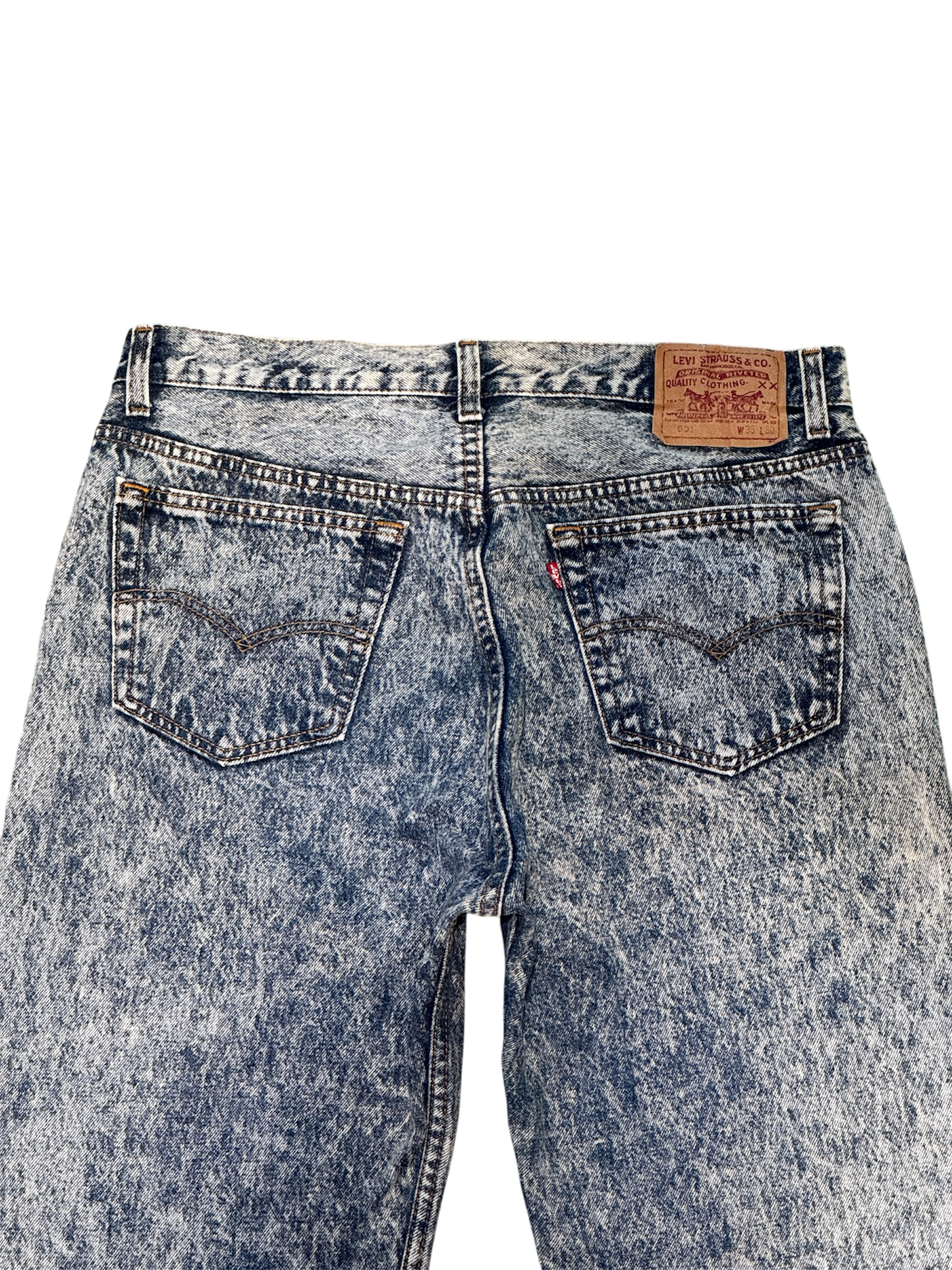 (SUP-446) LEVI'S 80s Chemical wash "501" Jeans - Made in U.S.A.