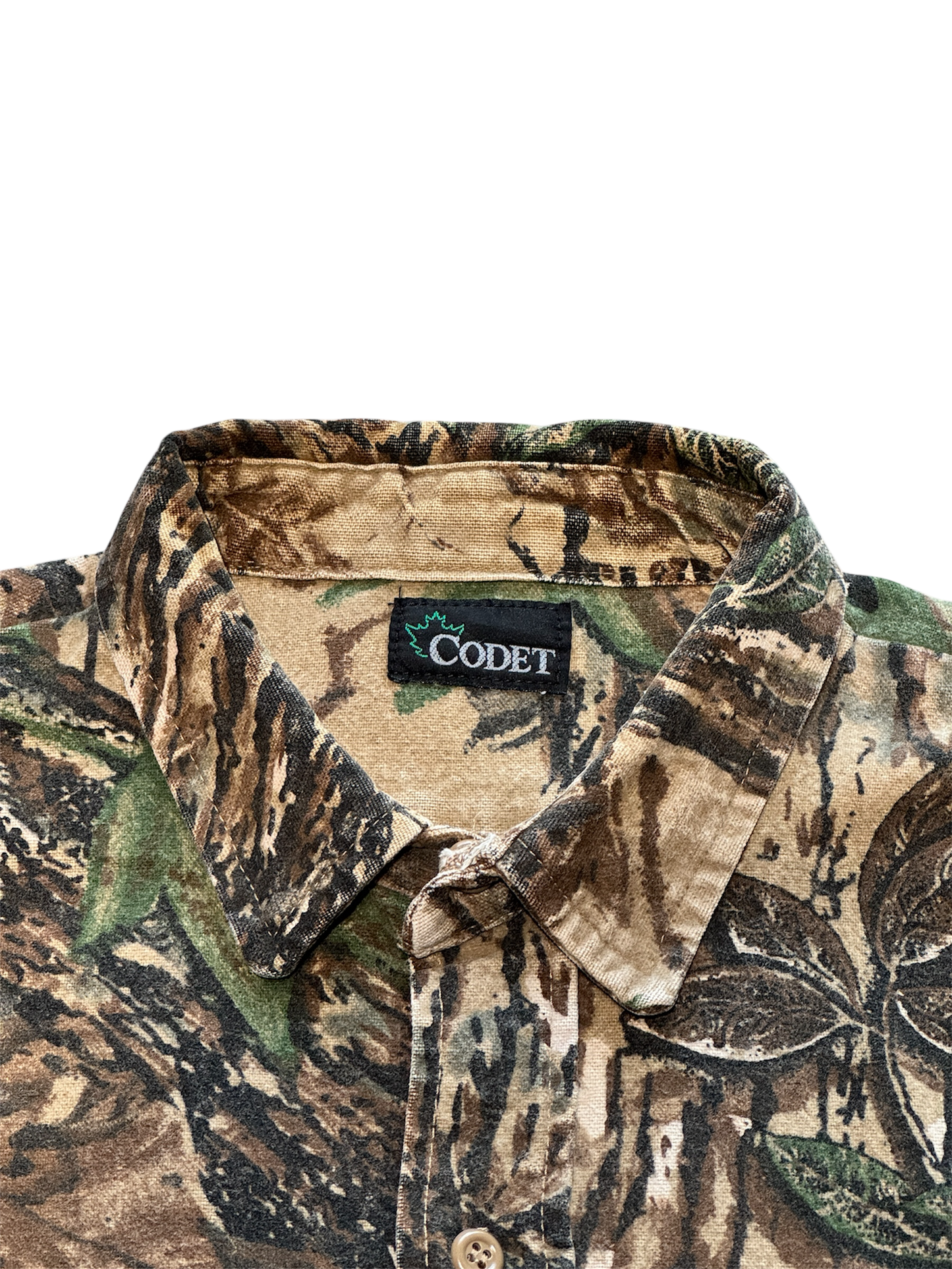 (SUP-469) CODET REAL TREE CAMO FLANNEL SHIRT