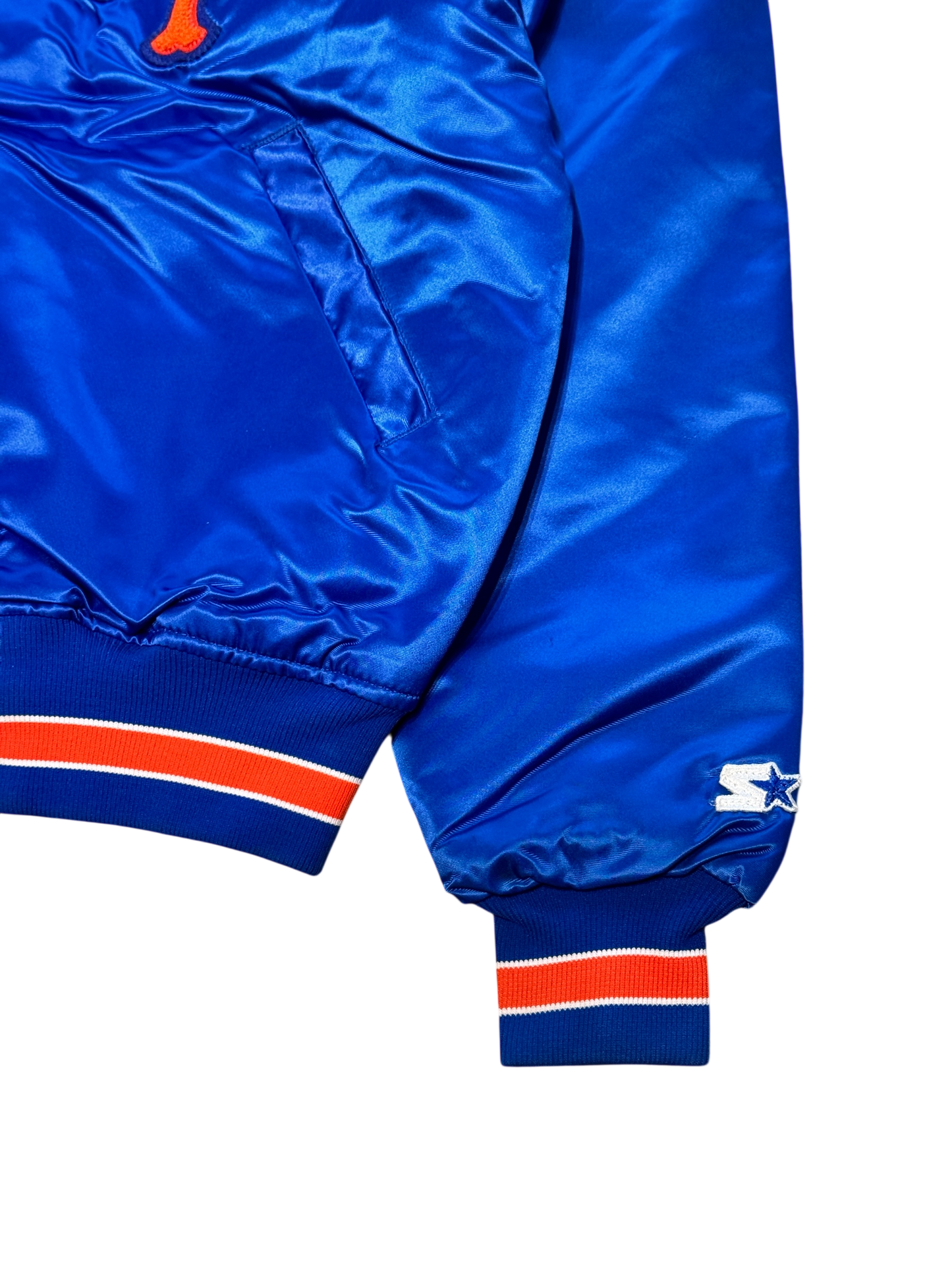 (SUP-532) STARTER NEW YORK METS NYLON STADIUM JACKET - MADE IN JAMAICA