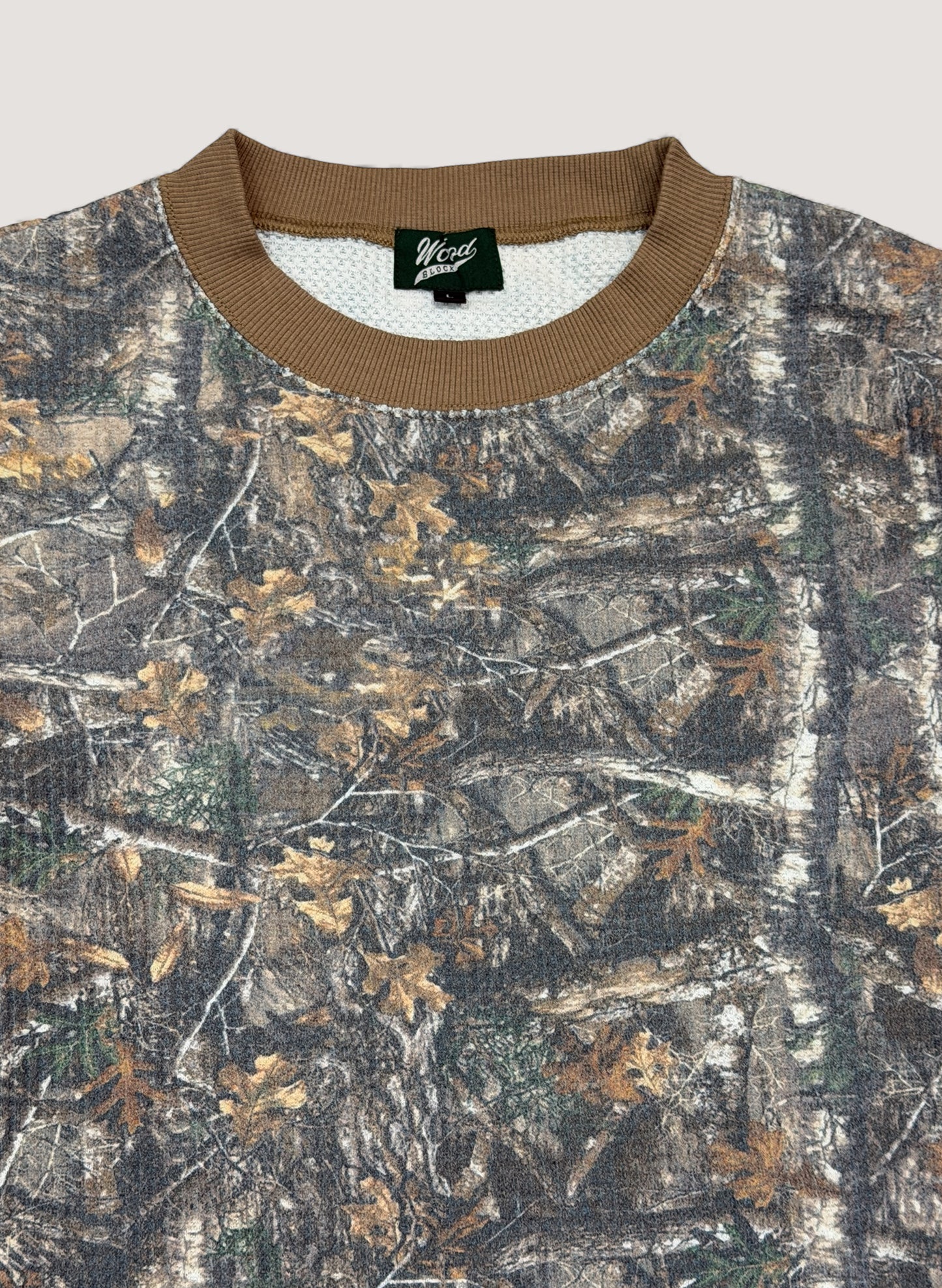 WOODBLOCK THERMAL CREW NECK REALTREE CAMO (WB-25AW-015)