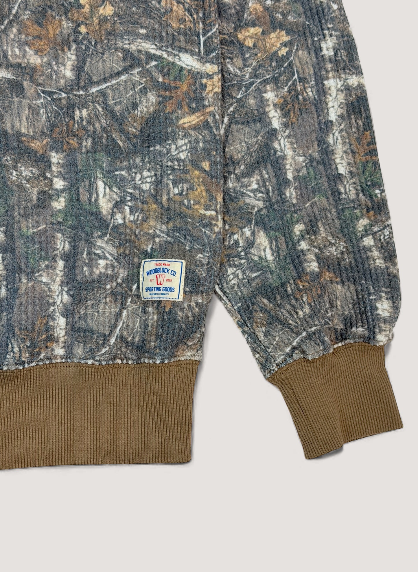 WOODBLOCK THERMAL CREW NECK REALTREE CAMO (WB-25AW-015)