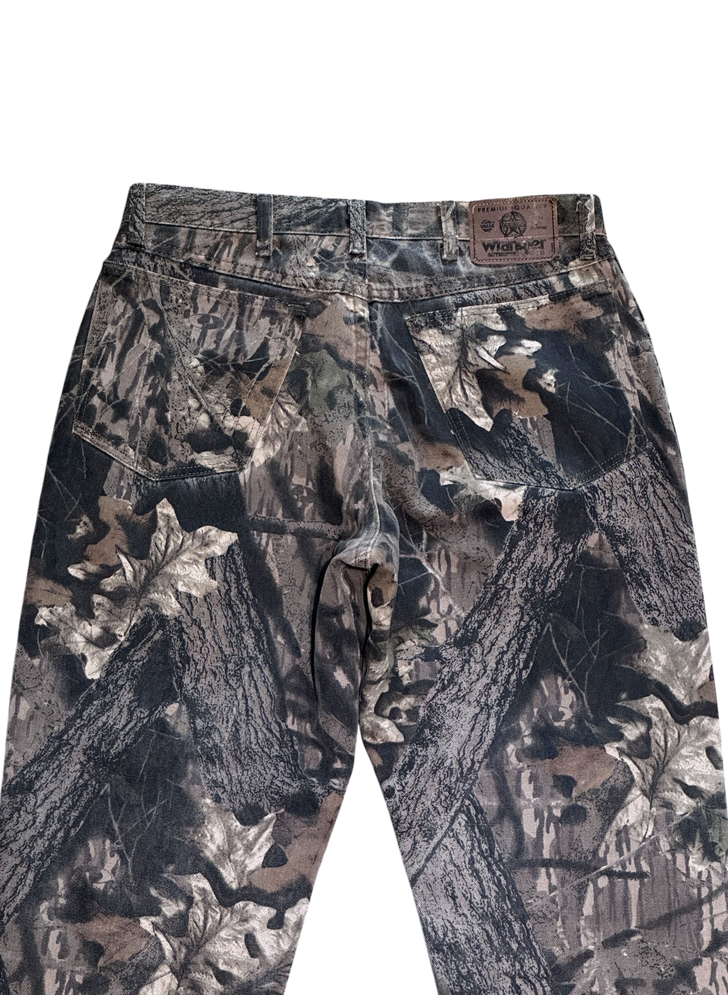 (SUP-589) Wrangler REAL TREE CAMO DOUBLE KNEE PANTS - MADE IN U.S.A.