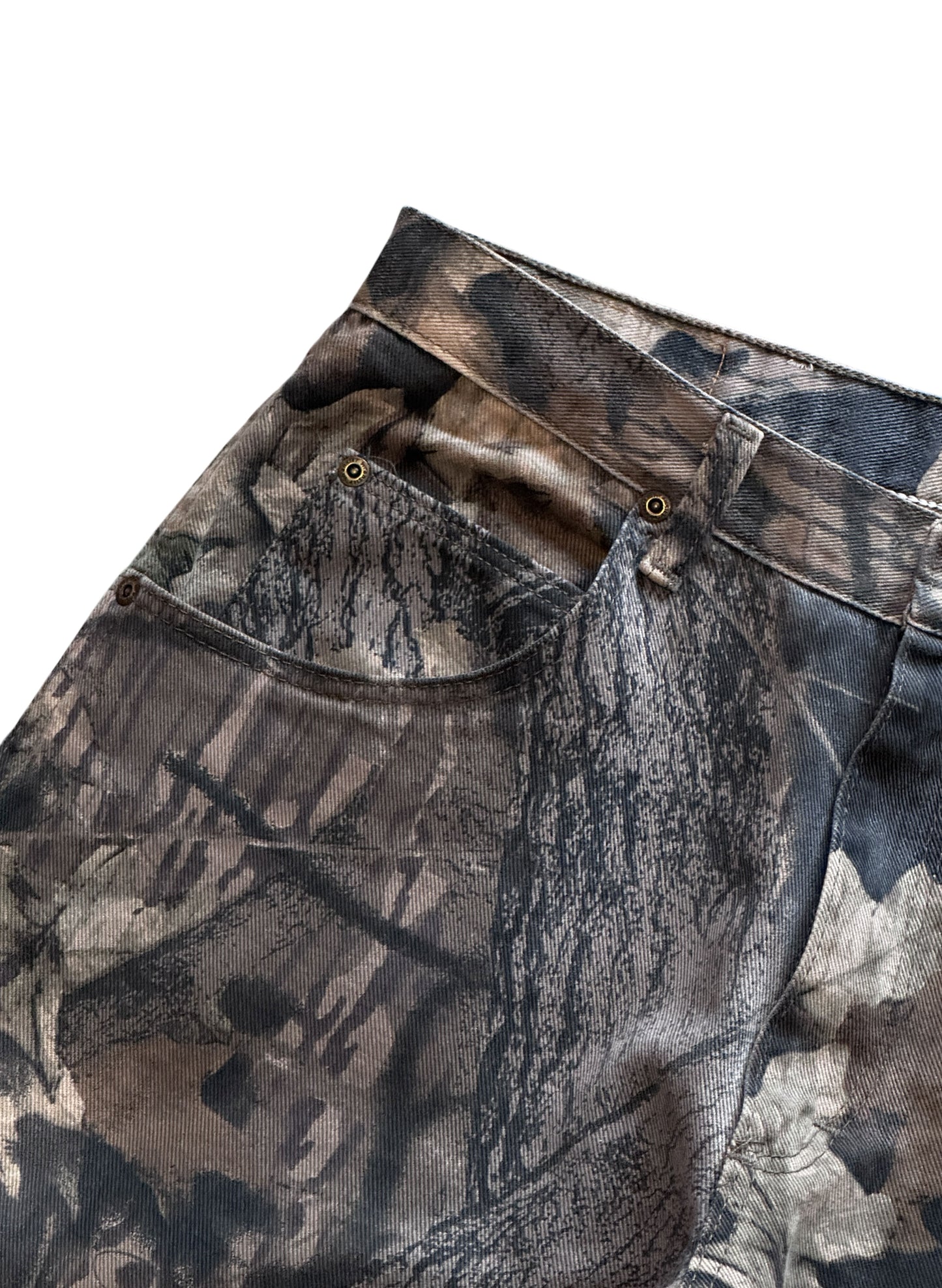 (SUP-589) Wrangler REAL TREE CAMO DOUBLE KNEE PANTS - MADE IN U.S.A.