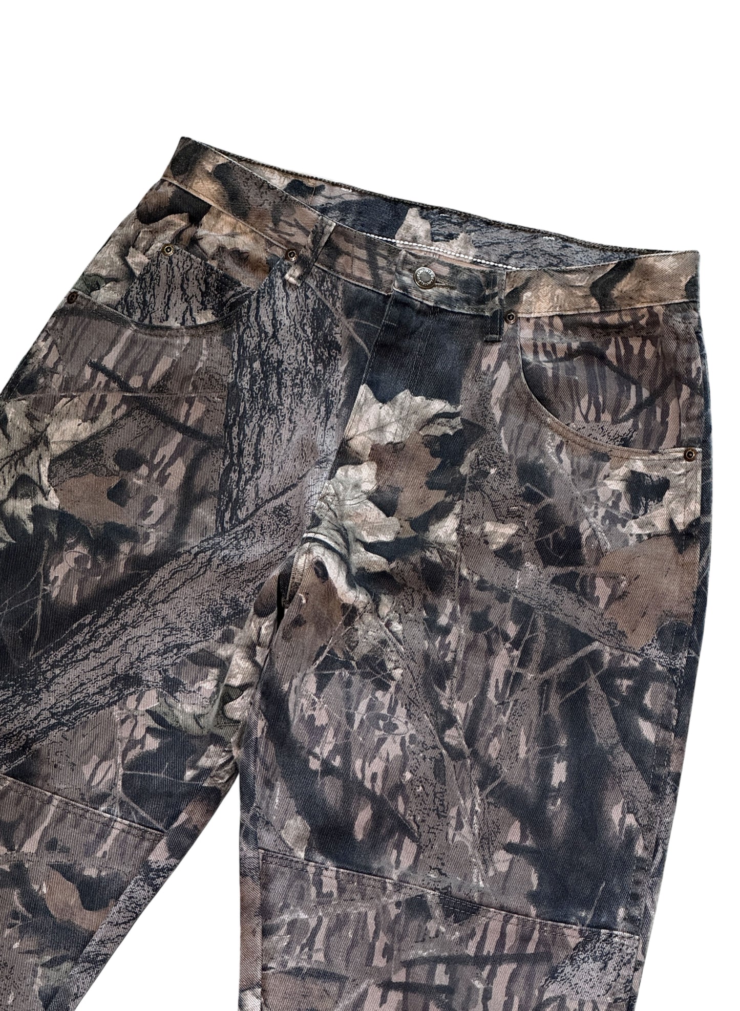 (SUP-589) Wrangler REAL TREE CAMO DOUBLE KNEE PANTS - MADE IN U.S.A.