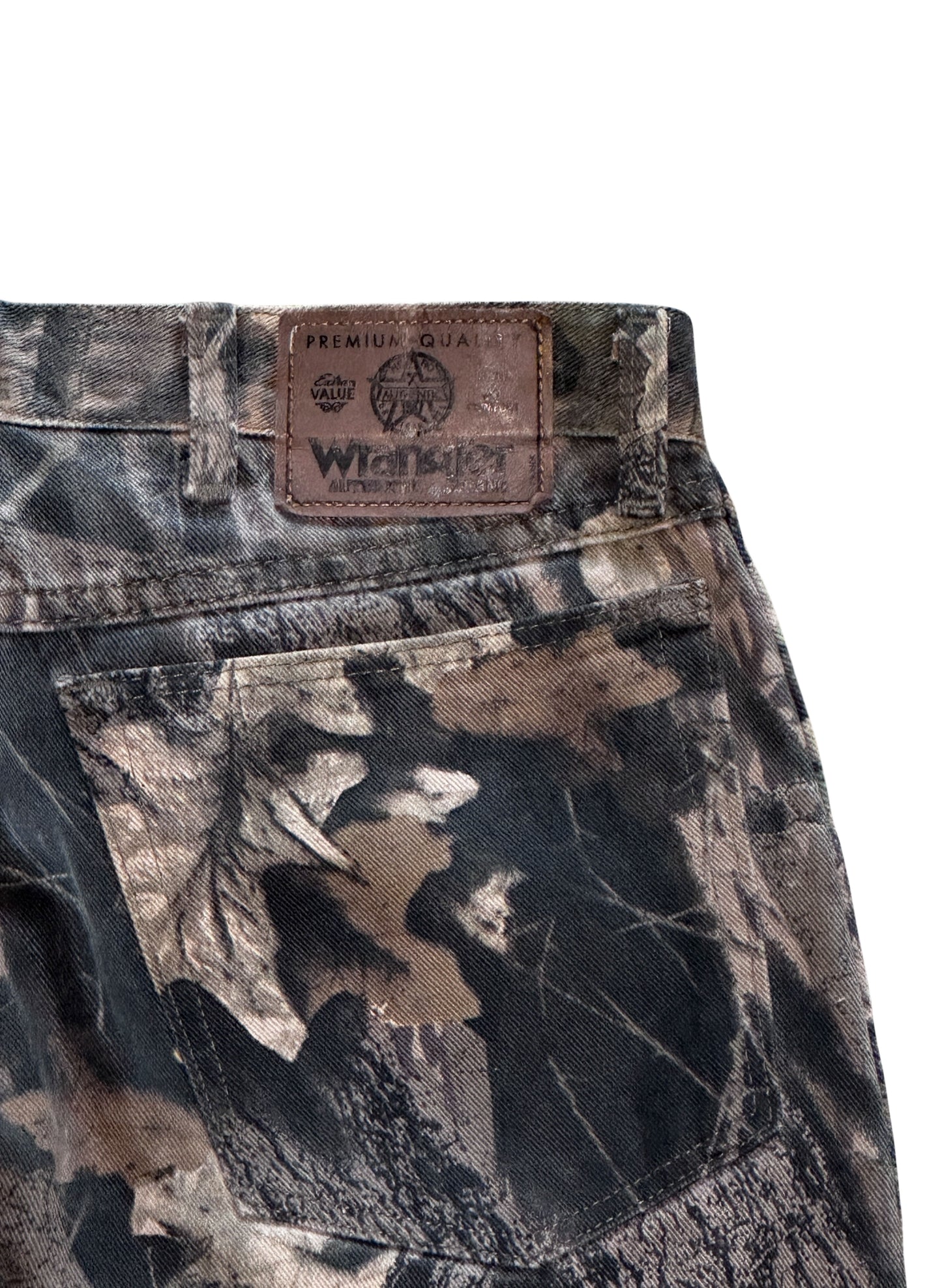(SUP-589) Wrangler REAL TREE CAMO DOUBLE KNEE PANTS - MADE IN U.S.A.