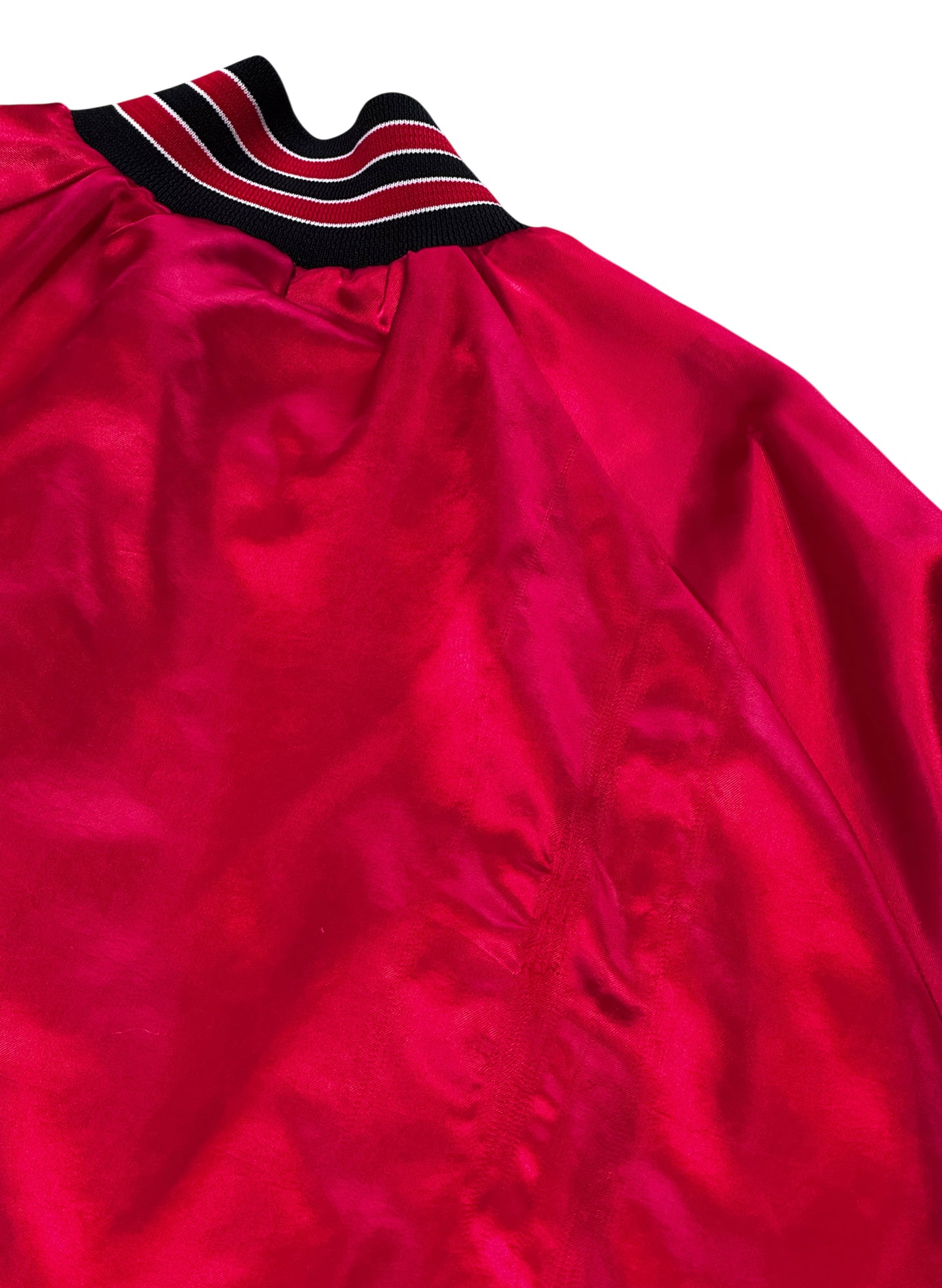 (SUP-611) 80s NYLON STADIUM JACKET "BORO" - MADE IN U.S.A.