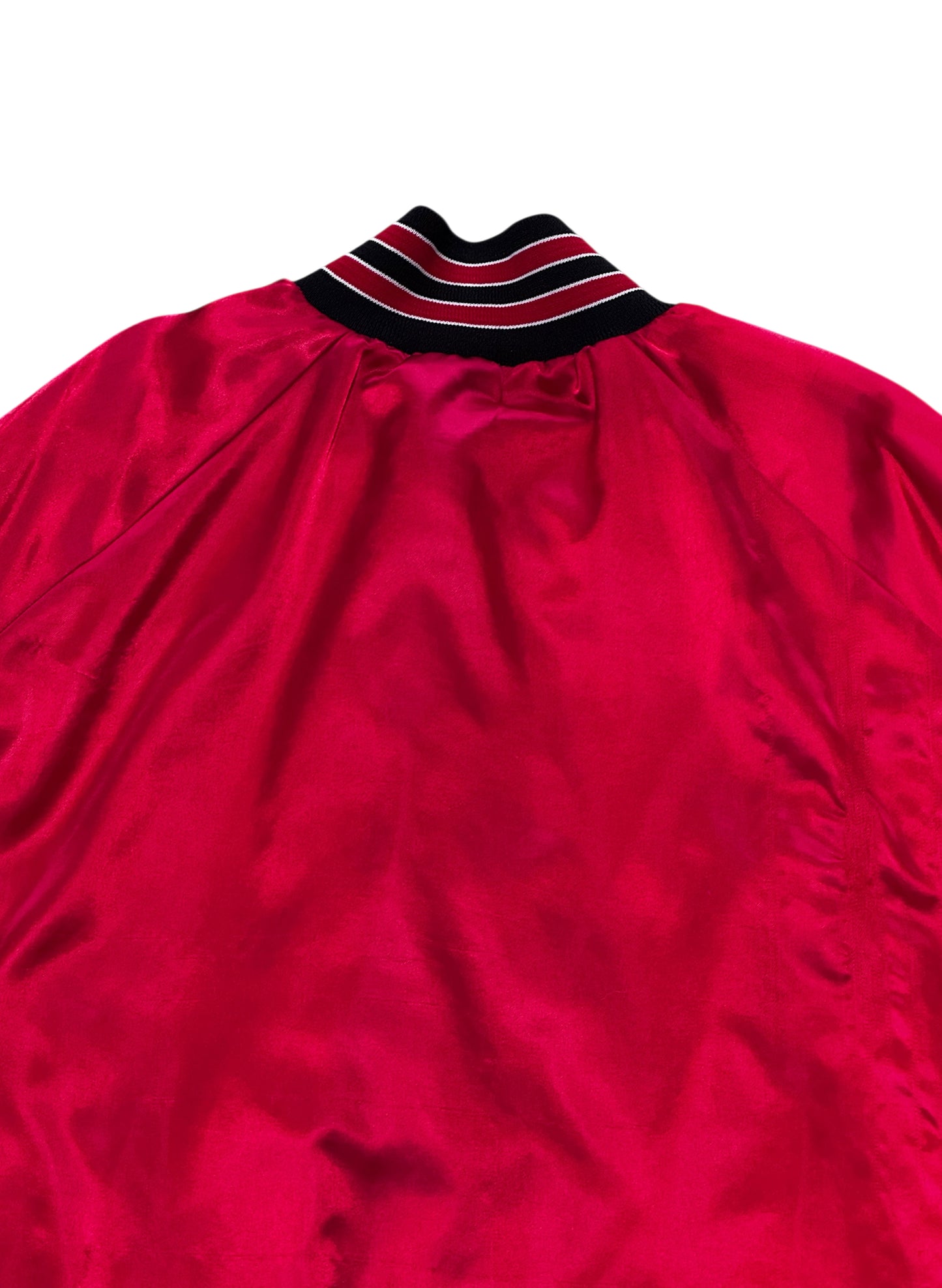 (SUP-611) 80s NYLON STADIUM JACKET "BORO" - MADE IN U.S.A.
