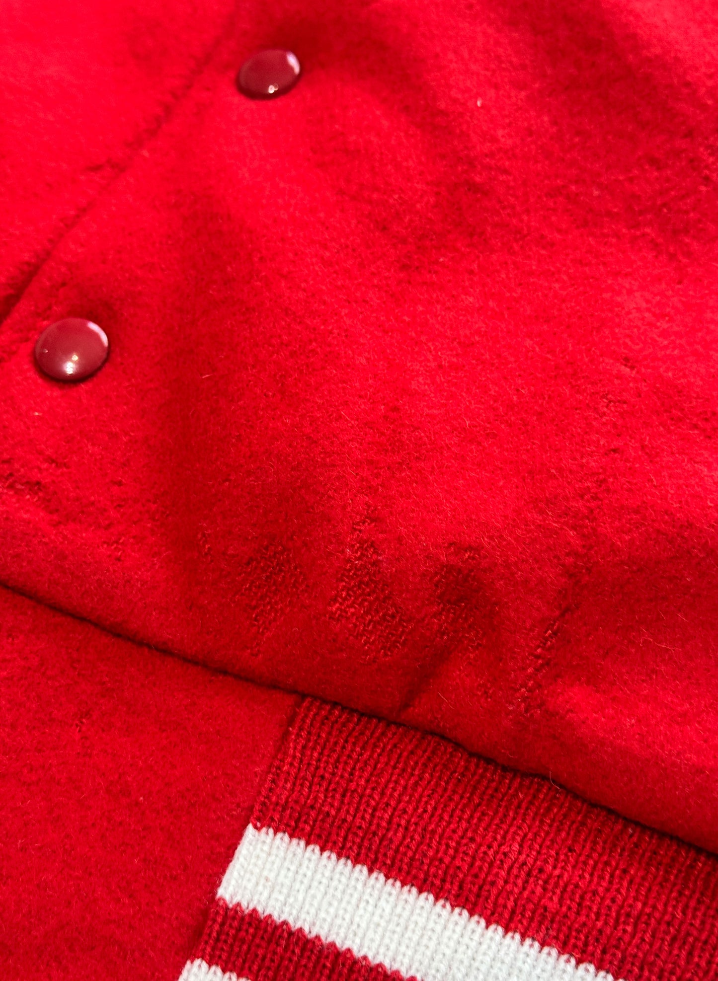 (SUP-547) NEW YORK YANKEES ALL MELTON RAGLAN STADIUM JACKET - MADE IN U.S.A.