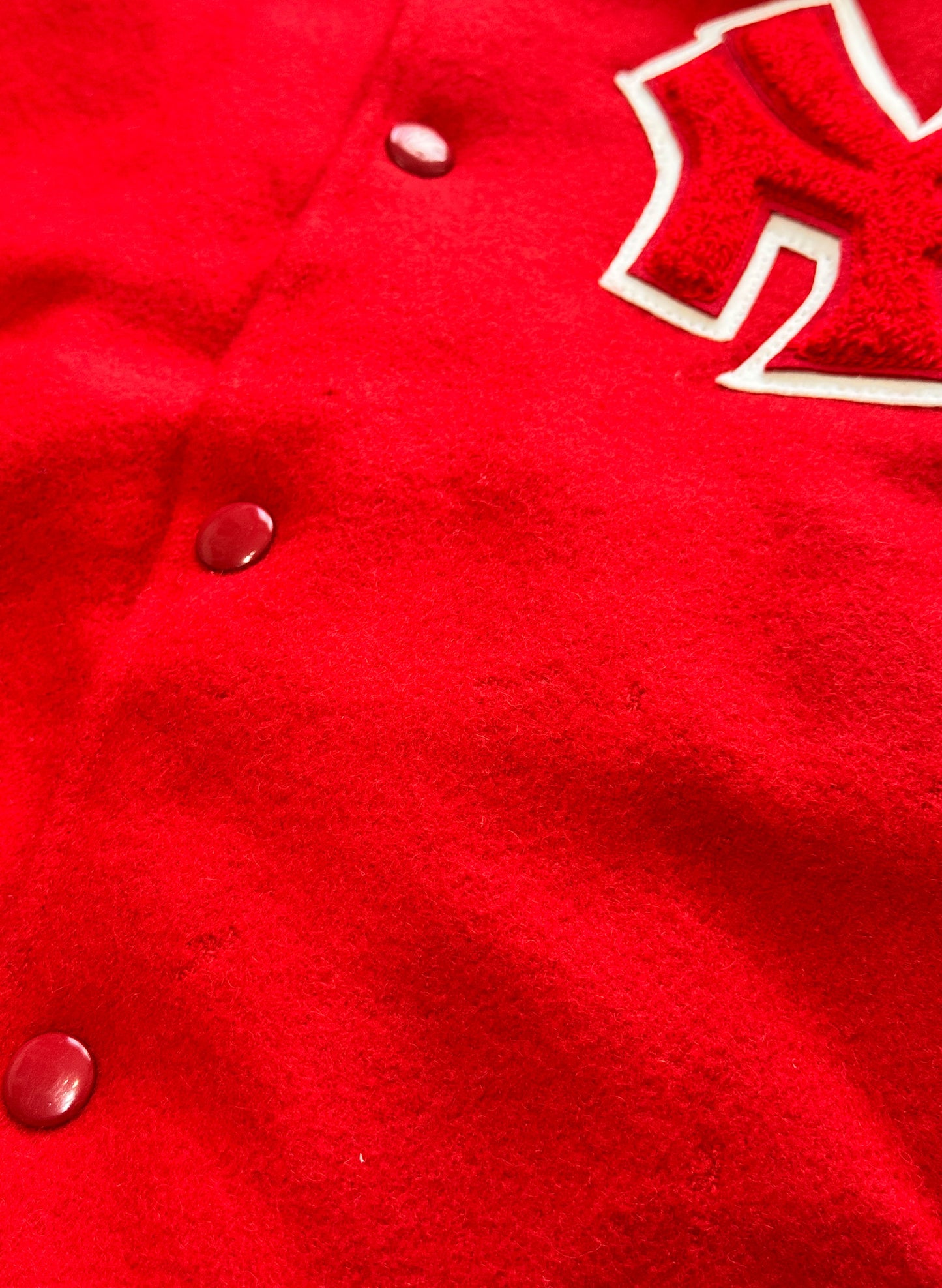 (SUP-547) NEW YORK YANKEES ALL MELTON RAGLAN STADIUM JACKET - MADE IN U.S.A.