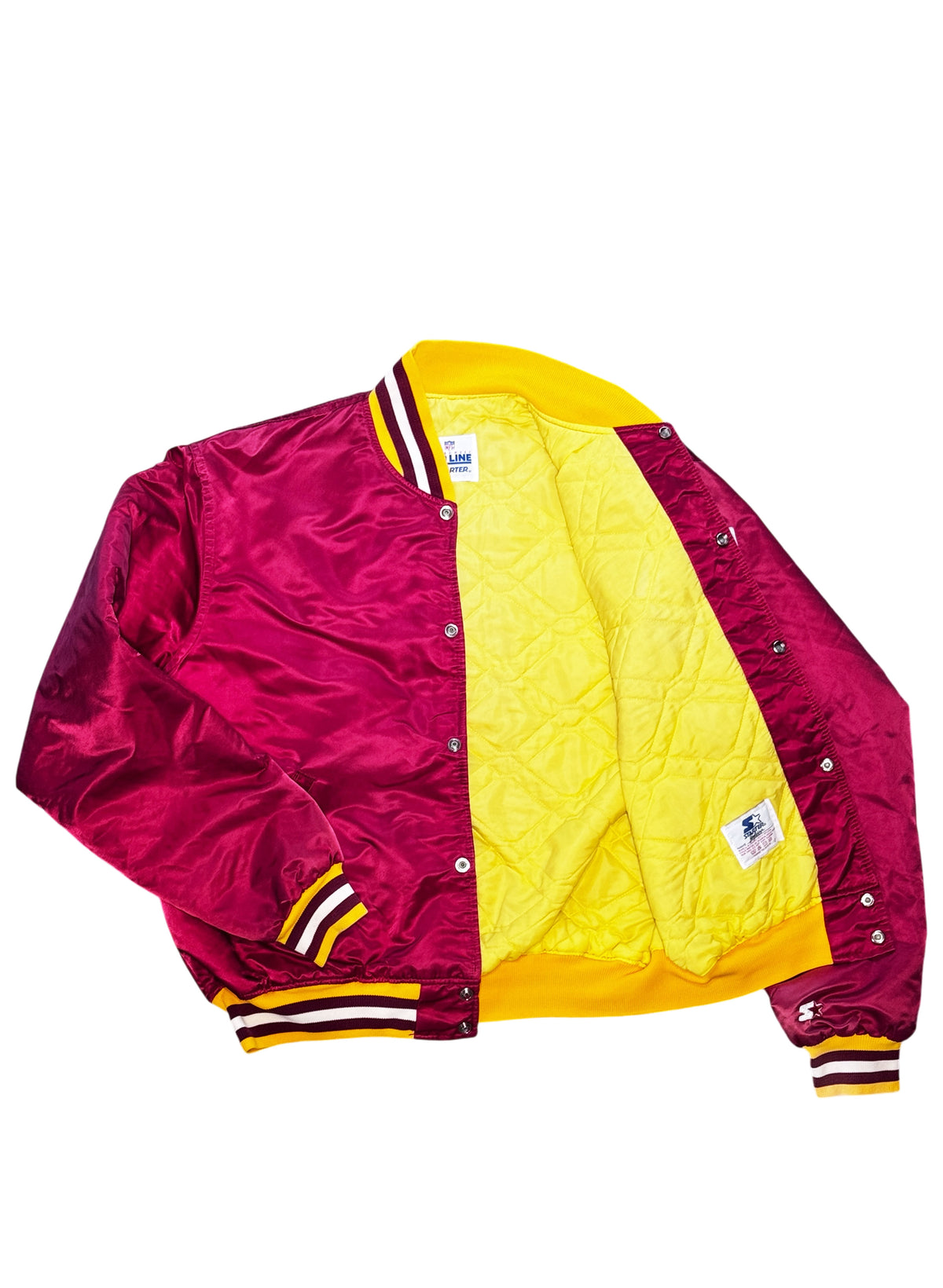 (SUP-809) STARTER NFL REDSKINS "FADE" NYLON STADIUM JACKET - XL - MADE IN U.S.A.