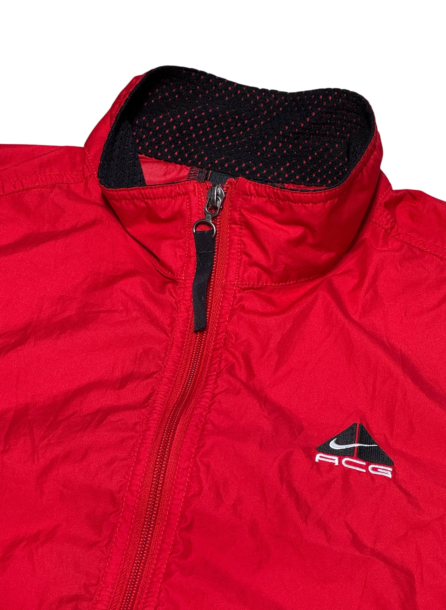 (SUP-656) 90s NIKE ACG PACKABLE NYLON VEST - RED