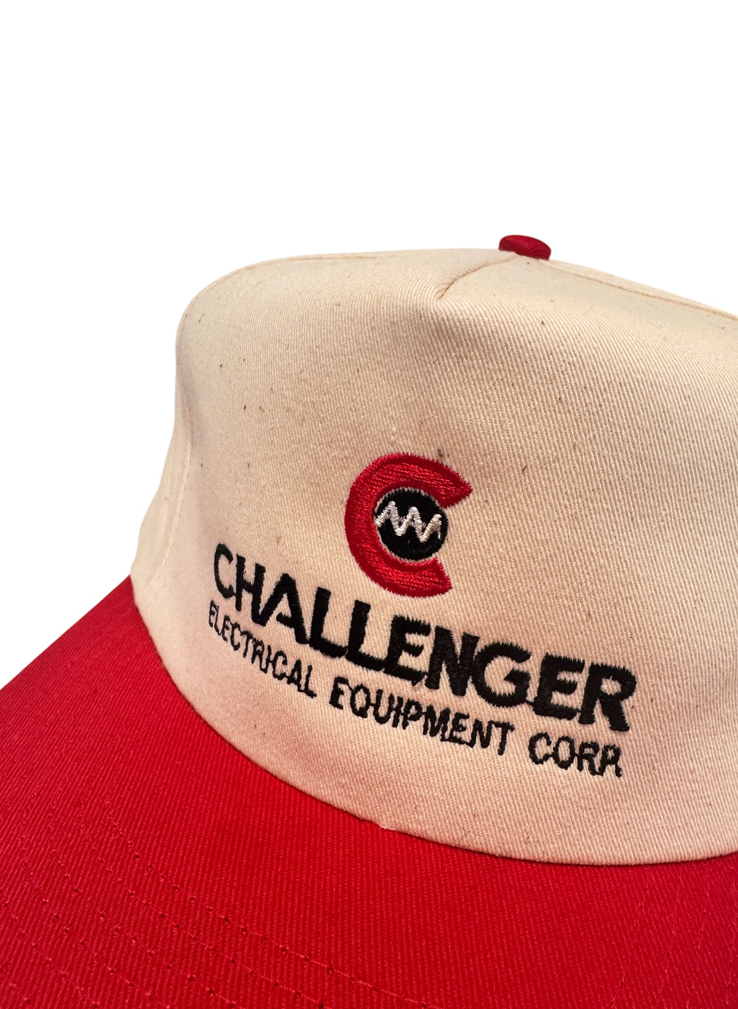 (SUP-513) CHALLENGER ELECTRICAL EQUIPMENT CORP. SNAPBACK CAP - RED