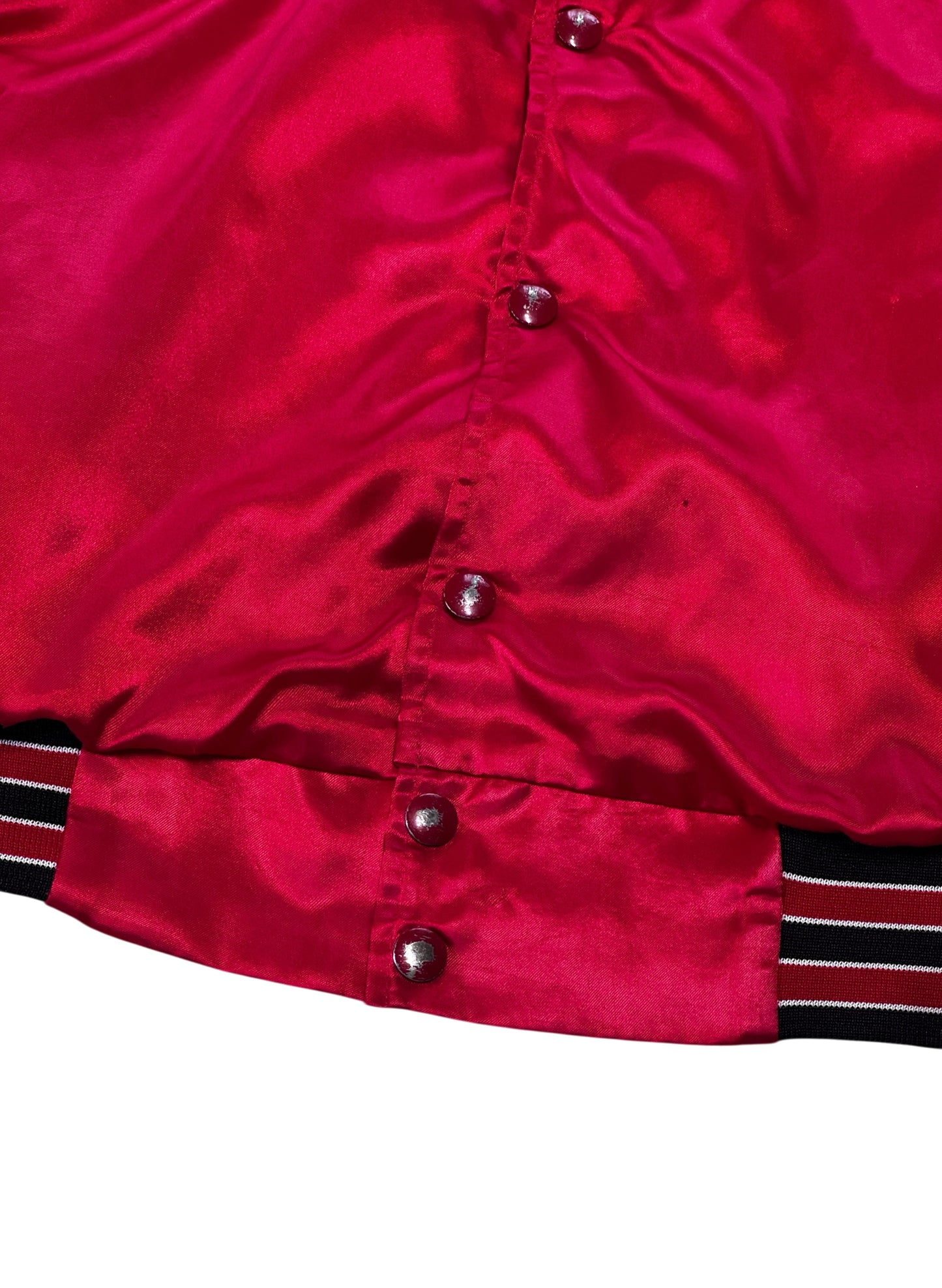 (SUP-611) 80s NYLON STADIUM JACKET "BORO" - MADE IN U.S.A.