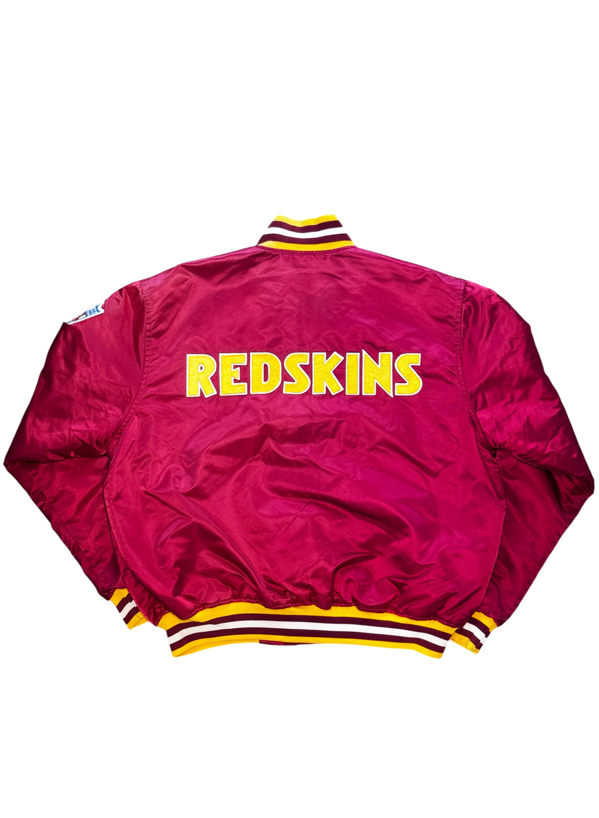 (SUP-809) STARTER NFL REDSKINS "FADE" NYLON STADIUM JACKET - XL - MADE IN U.S.A.