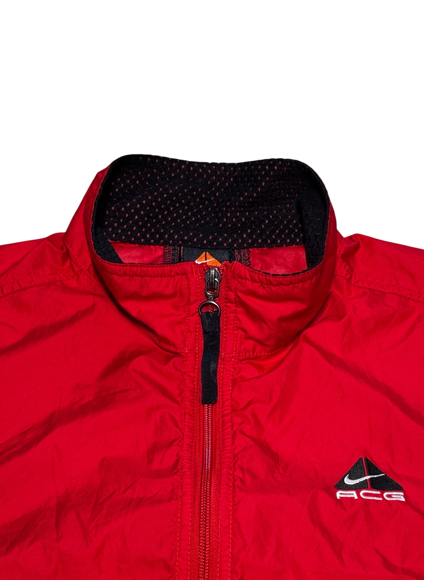 (SUP-656) 90s NIKE ACG PACKABLE NYLON VEST - RED