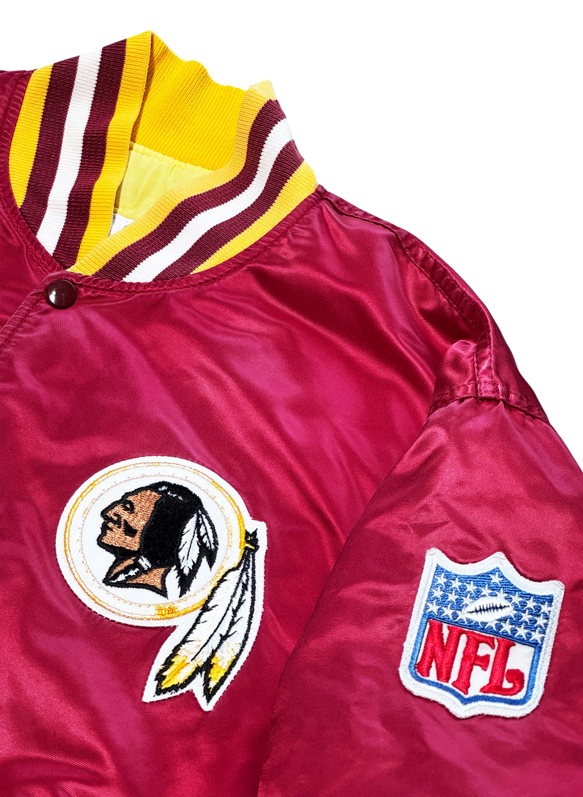 (SUP-809) STARTER NFL REDSKINS "FADE" NYLON STADIUM JACKET - XL - MADE IN U.S.A.