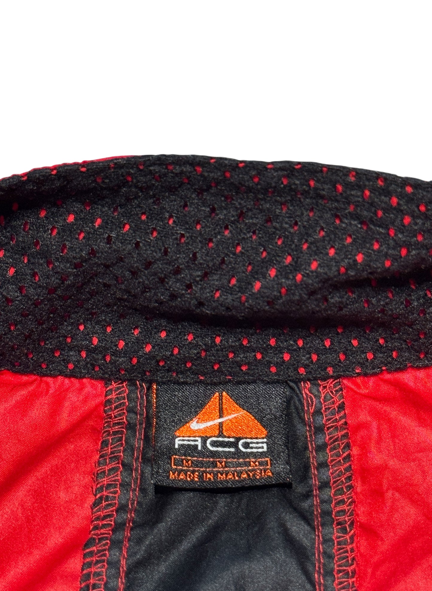 (SUP-656) 90s NIKE ACG PACKABLE NYLON VEST - RED