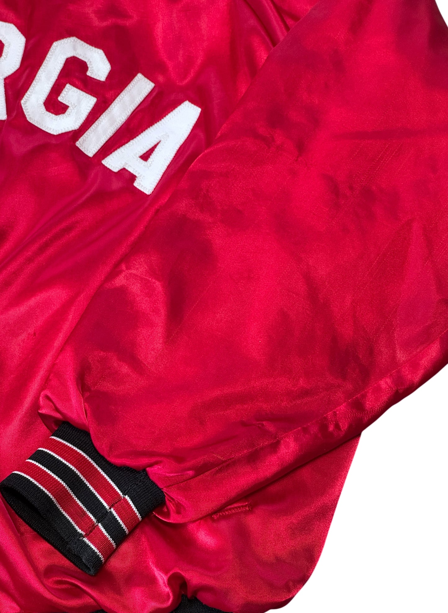 (SUP-611) 80s NYLON STADIUM JACKET "BORO" - MADE IN U.S.A.