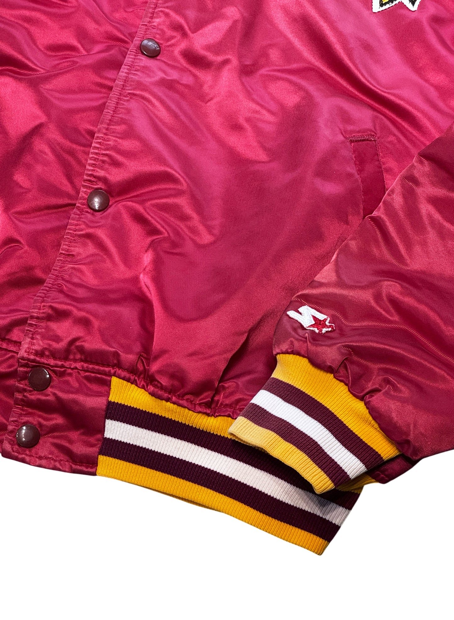 (SUP-809) STARTER NFL REDSKINS "FADE" NYLON STADIUM JACKET - XL - MADE IN U.S.A.
