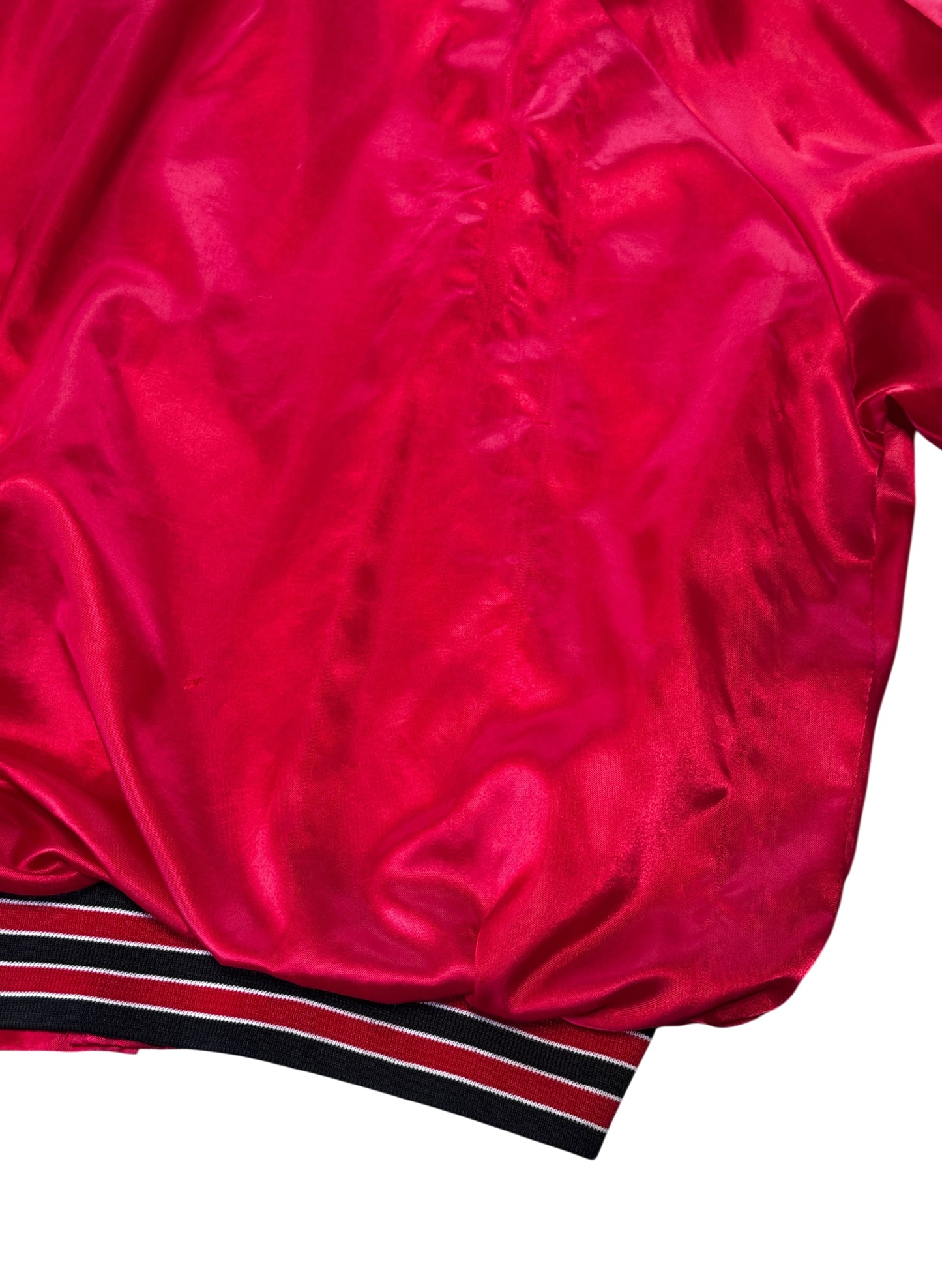 (SUP-611) 80s NYLON STADIUM JACKET "BORO" - MADE IN U.S.A.