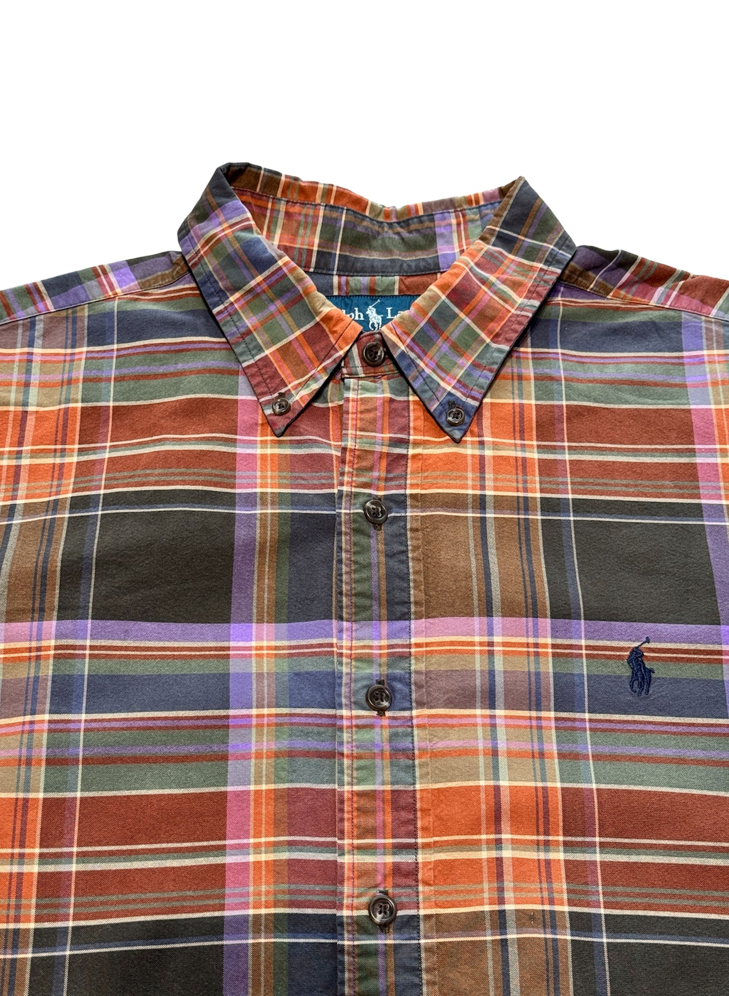 (SUP-432) Polo Ralph Lauren COTTON CHECK SHIRT - CLASSIC FIT - XL