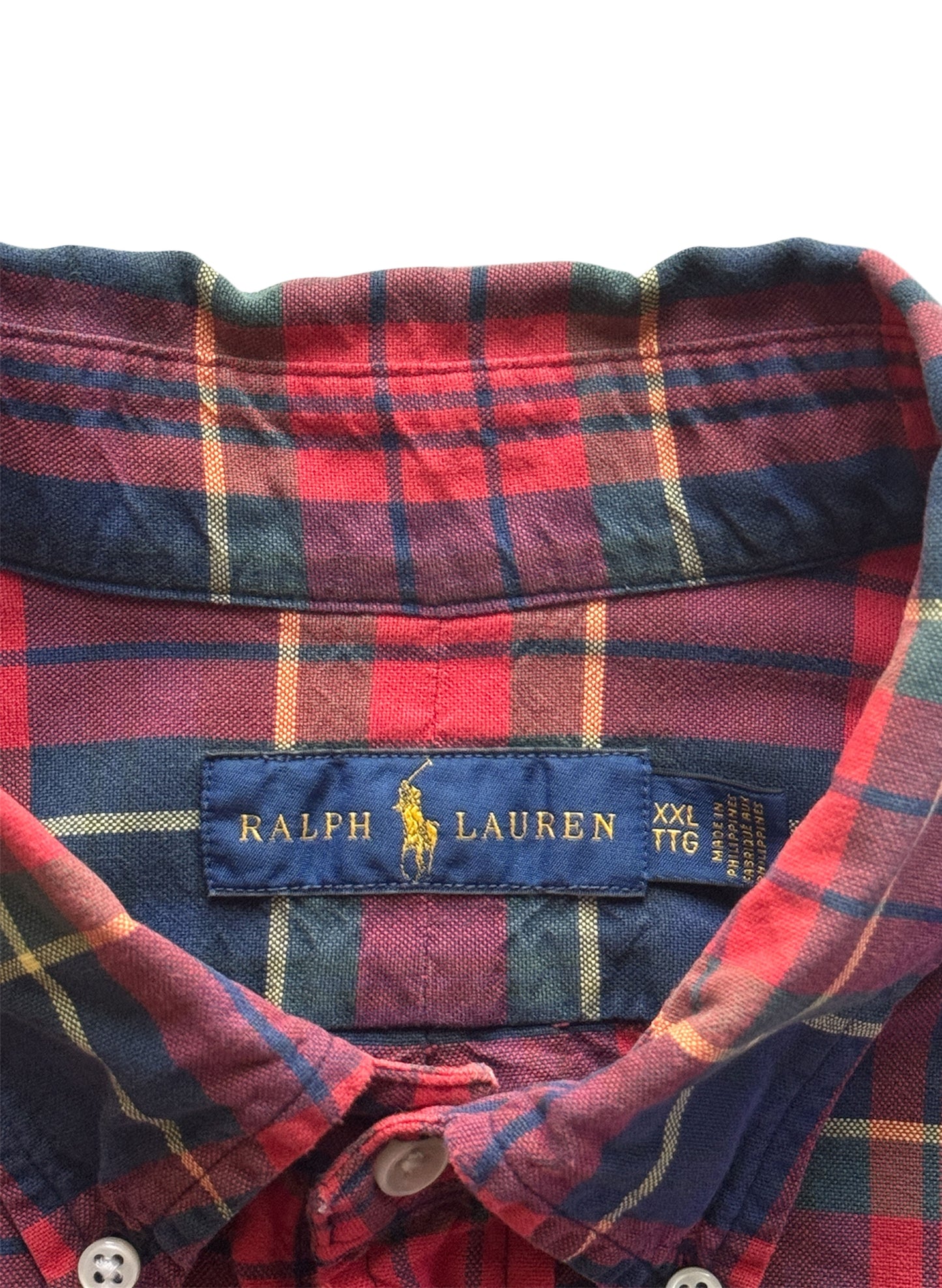 (SUP-452) Polo Ralph Lauren COTTON CHECK SHIRT