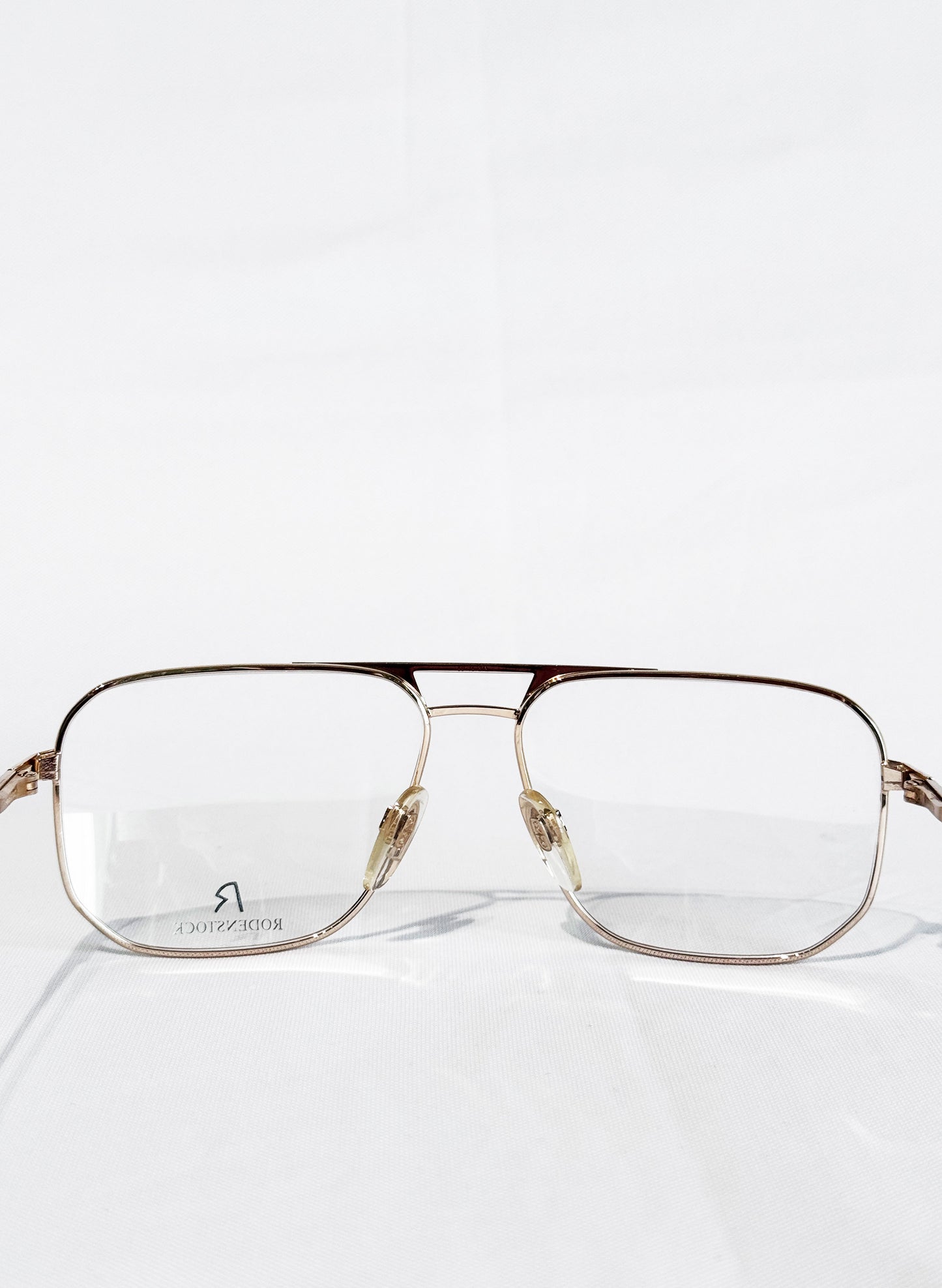 (SUP-787) VINTAGE TWO BRIDGE GOLD GLASSES - RODENSTOCK