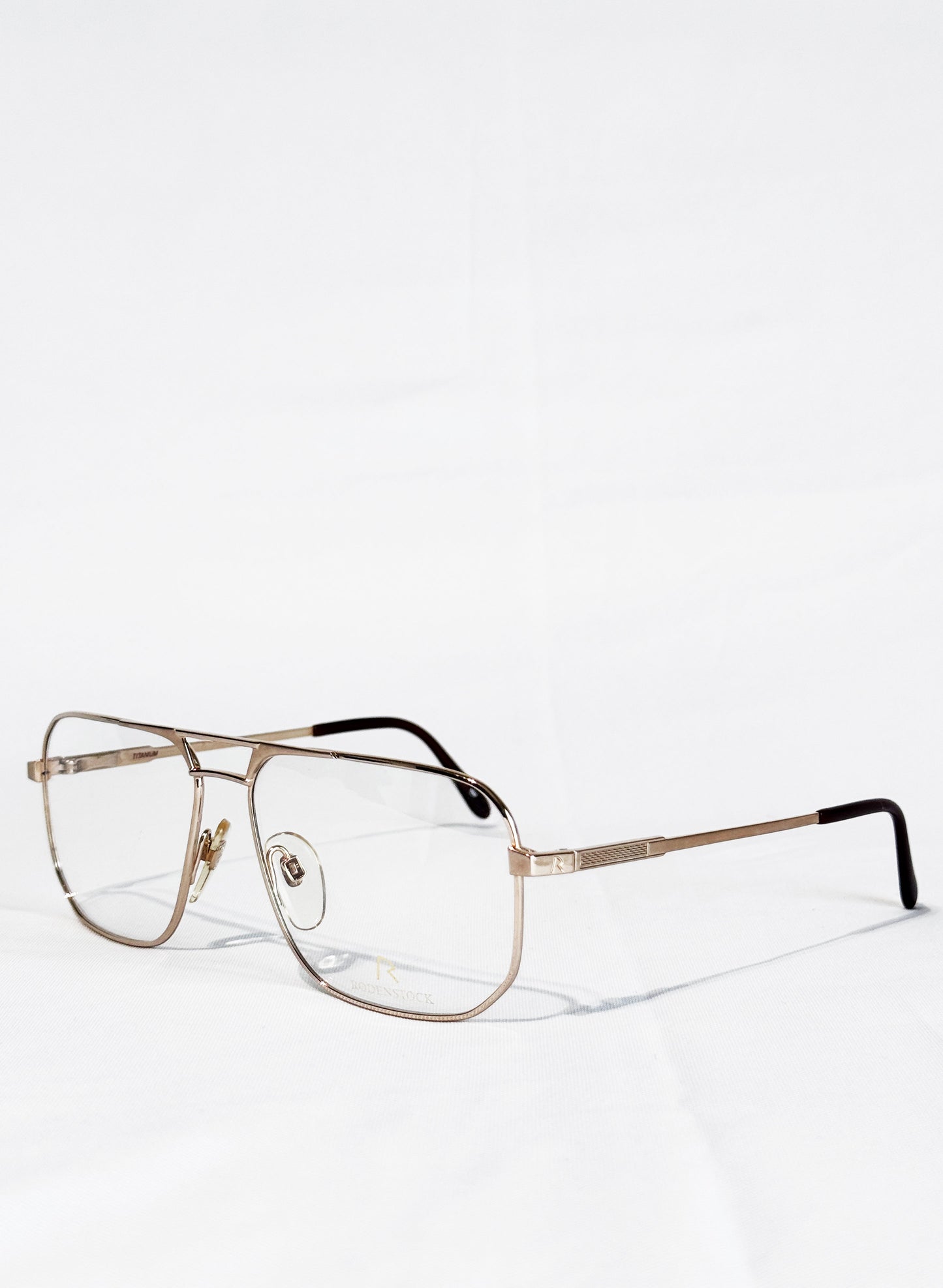 (SUP-787) VINTAGE TWO BRIDGE GOLD GLASSES - RODENSTOCK