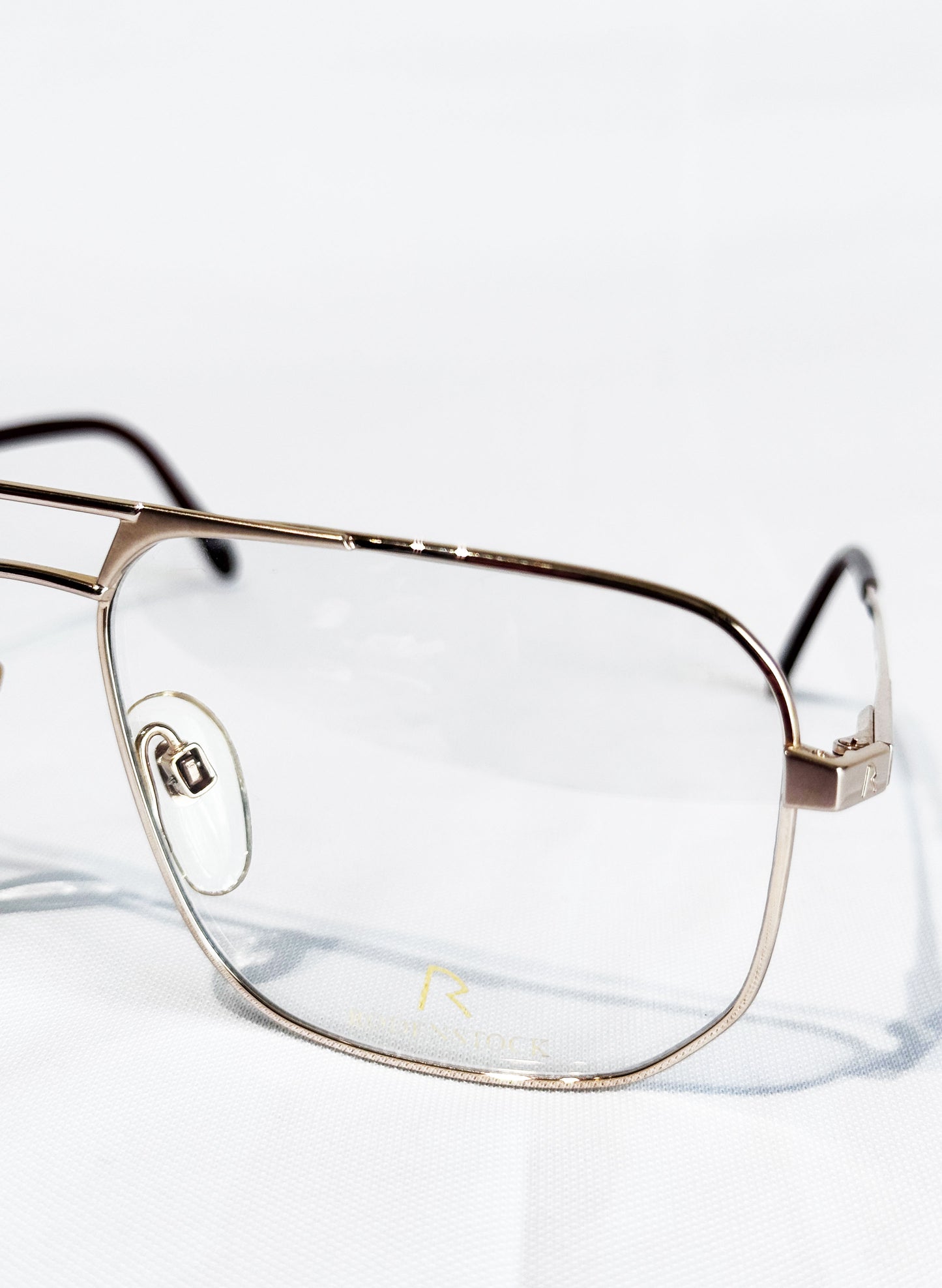 (SUP-787) VINTAGE TWO BRIDGE GOLD GLASSES - RODENSTOCK
