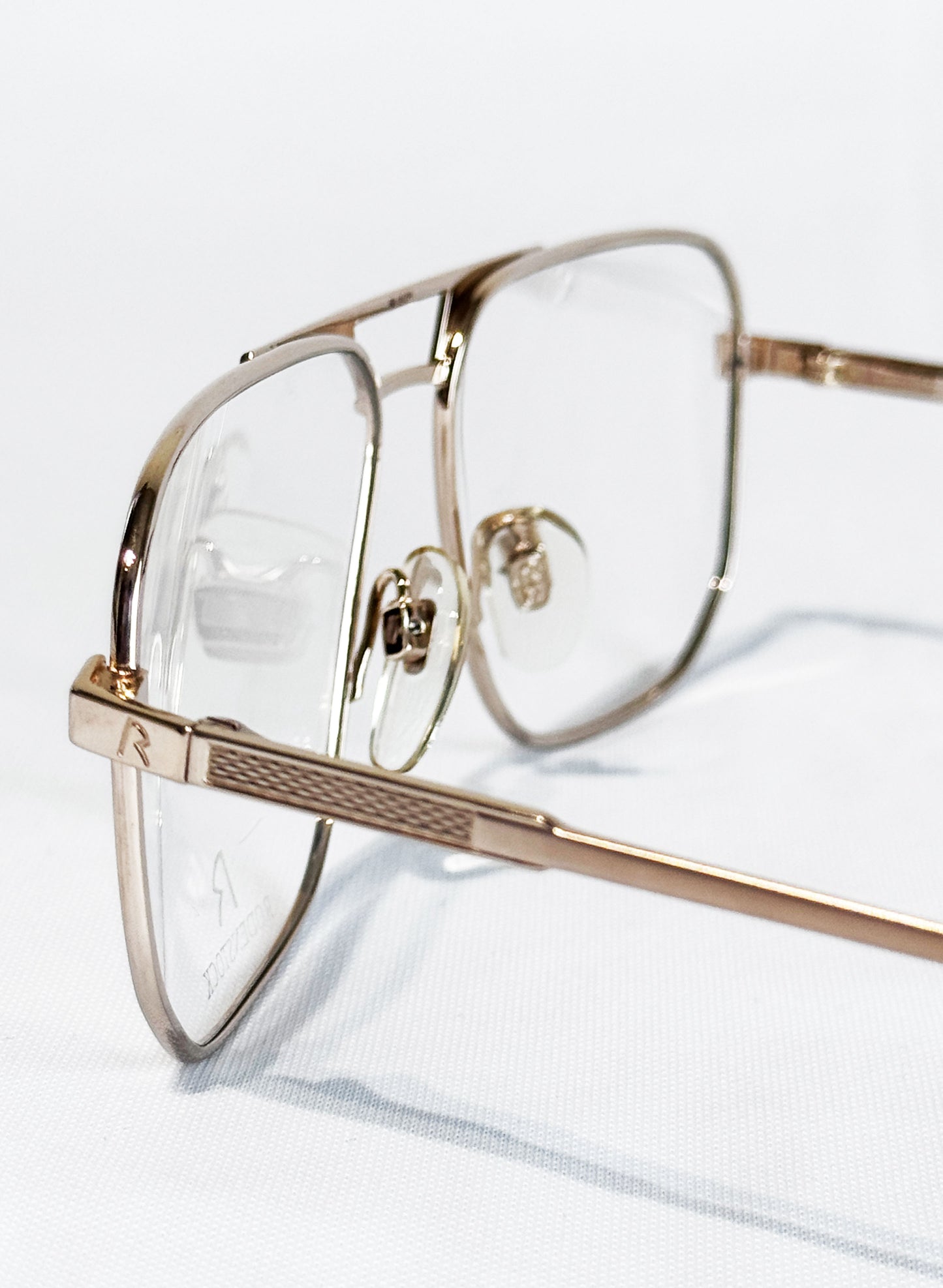 (SUP-787) VINTAGE TWO BRIDGE GOLD GLASSES - RODENSTOCK