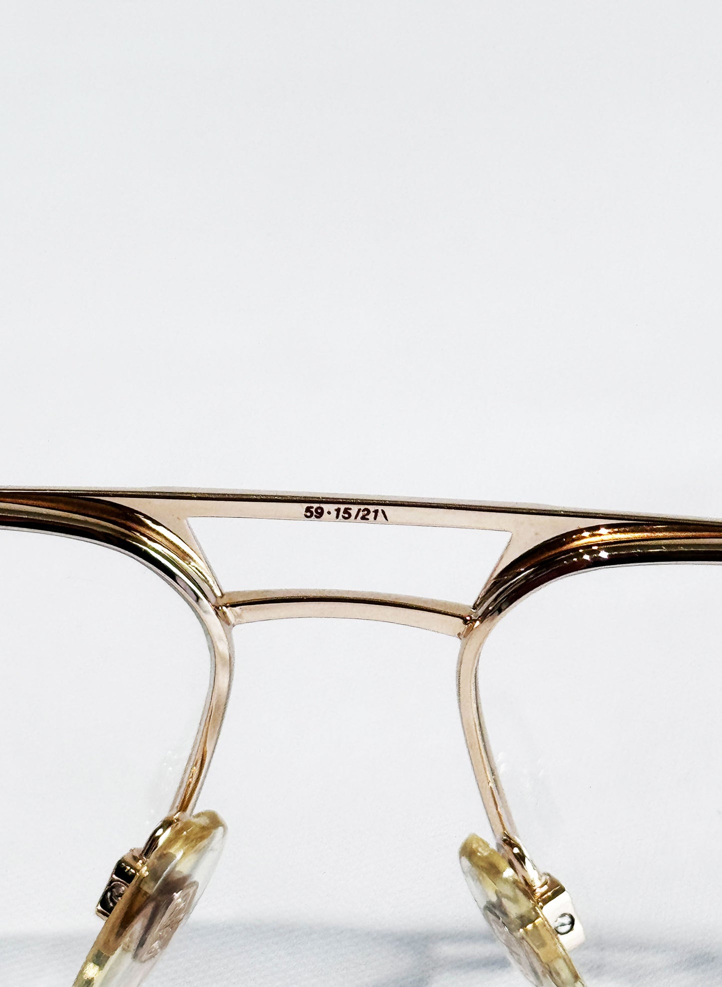(SUP-787) VINTAGE TWO BRIDGE GOLD GLASSES - RODENSTOCK