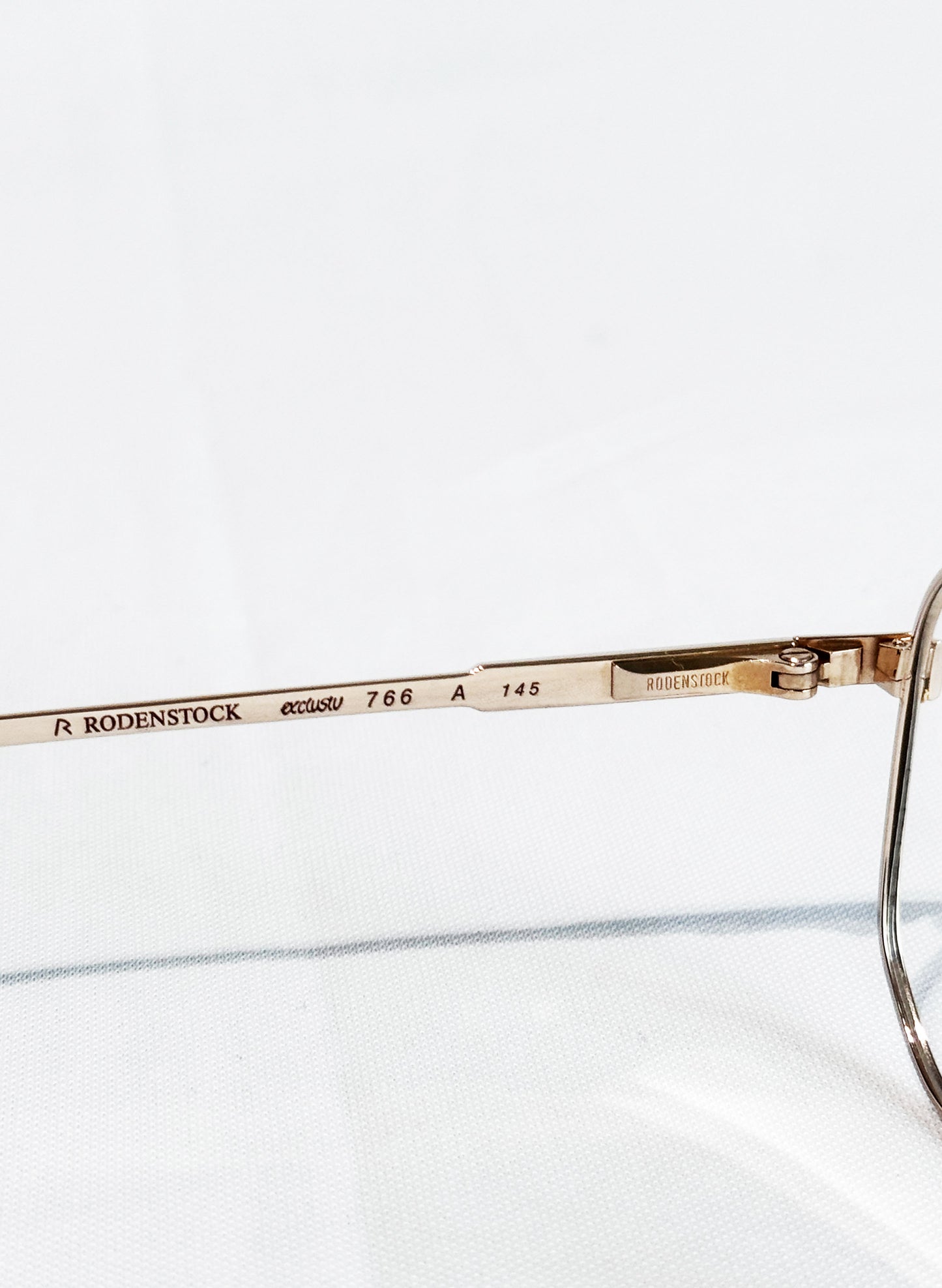 (SUP-787) VINTAGE TWO BRIDGE GOLD GLASSES - RODENSTOCK