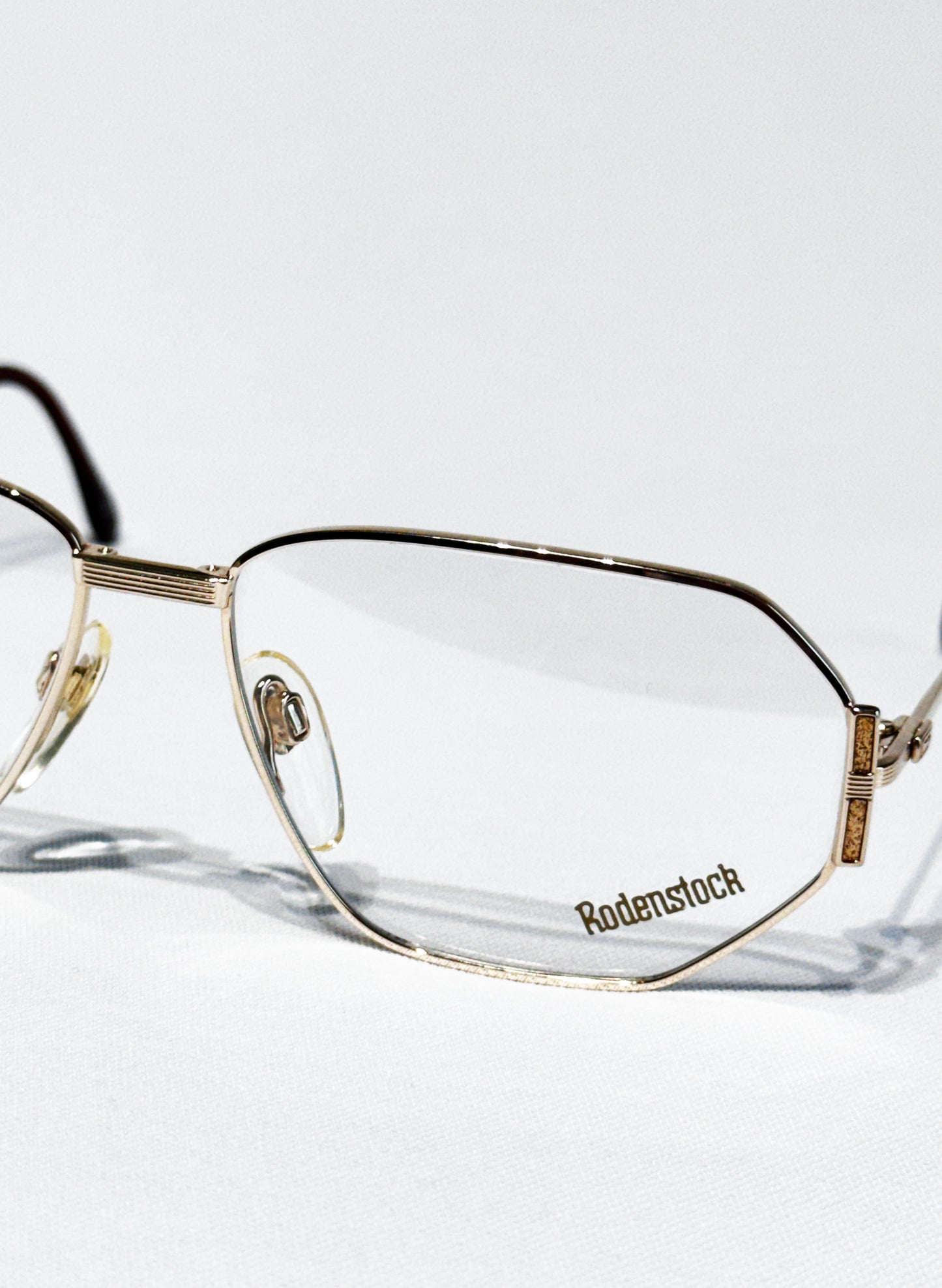 (SUP-648) 90s Rodenstock GOLD FRAME GLASSES