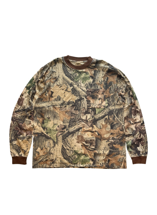 (SUP-412) Walls REAL TREE CAMO  LS TEE - LARGE