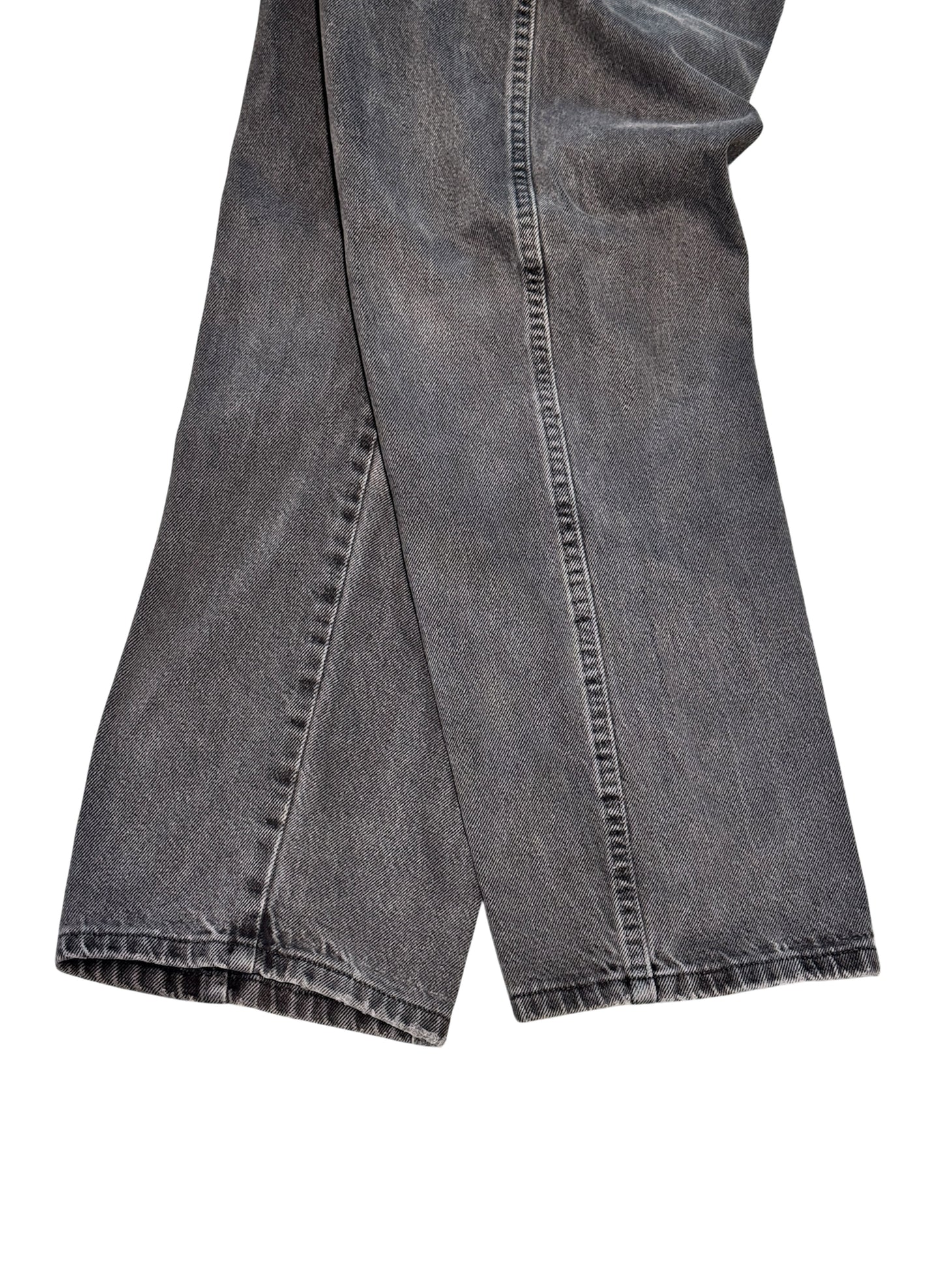 (SUP-447) RUSTLER BLACK FADE DENIM - W38 x L29 - MADE IN MEXICO