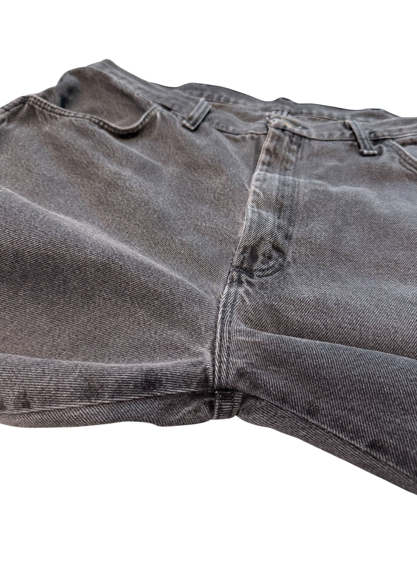 (SUP-447) RUSTLER BLACK FADE DENIM - W38 x L29 - MADE IN MEXICO