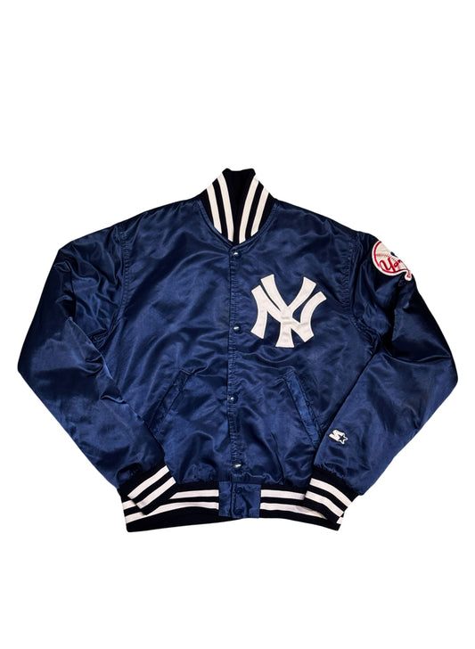 (SUP-877) STARTER NEW YORK YANKEES NYLON STADIUM JACKET - S