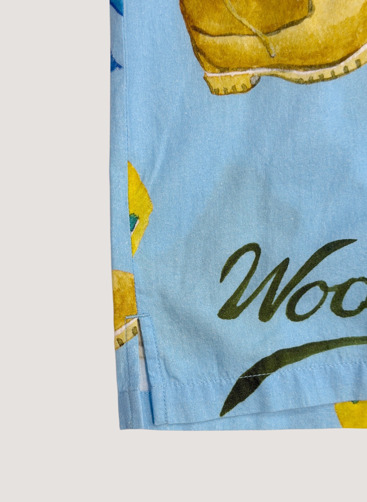 WOODBLOCK x TSUYOSHI YAMANAKA NEW YORK S/S OPEN COLLAR SHIRT SAX (WB-26SS-021)