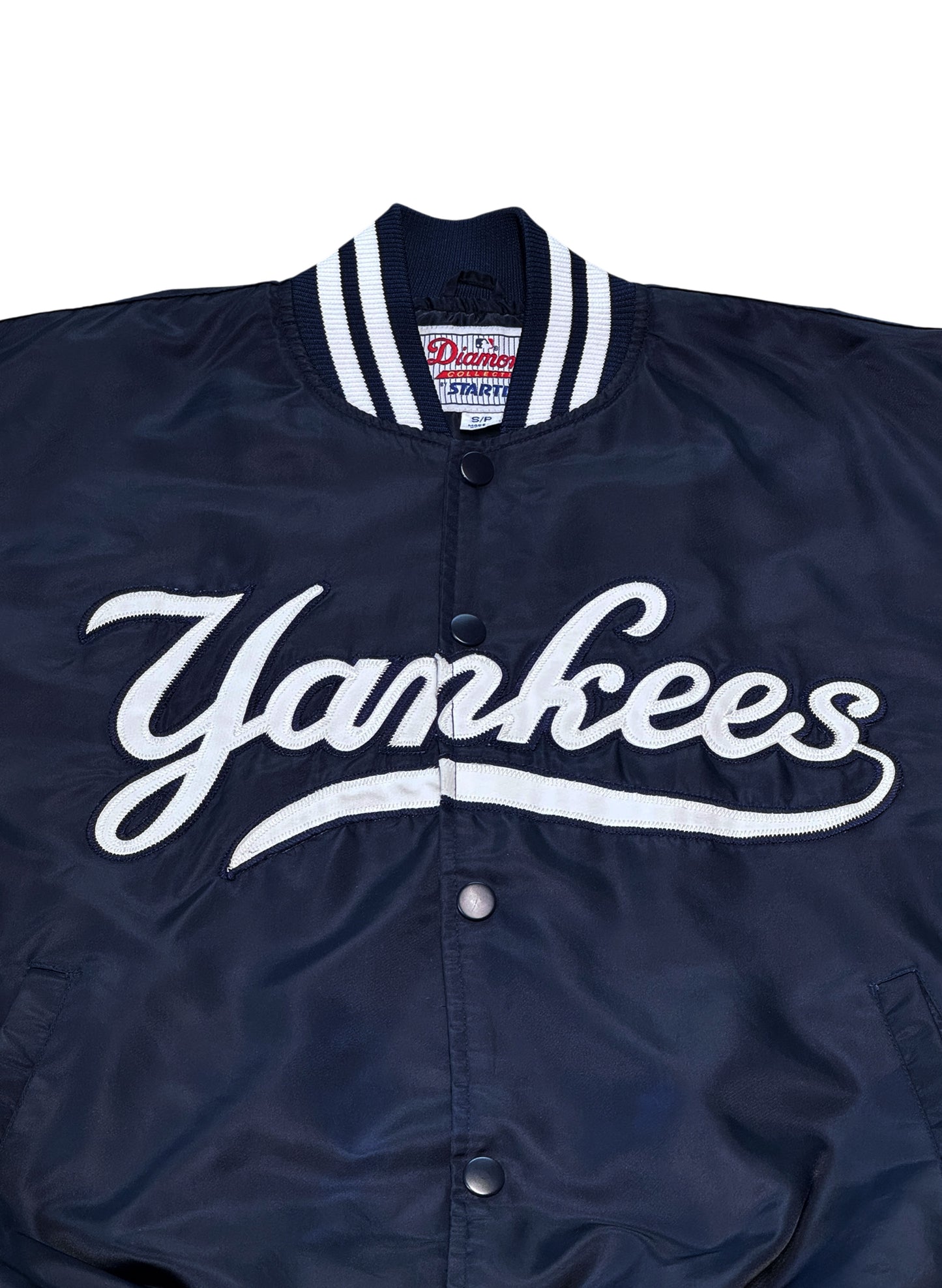 (SUP-805) STARTER NEW YORK YANKEES NYLON STADIUM JACKET - S