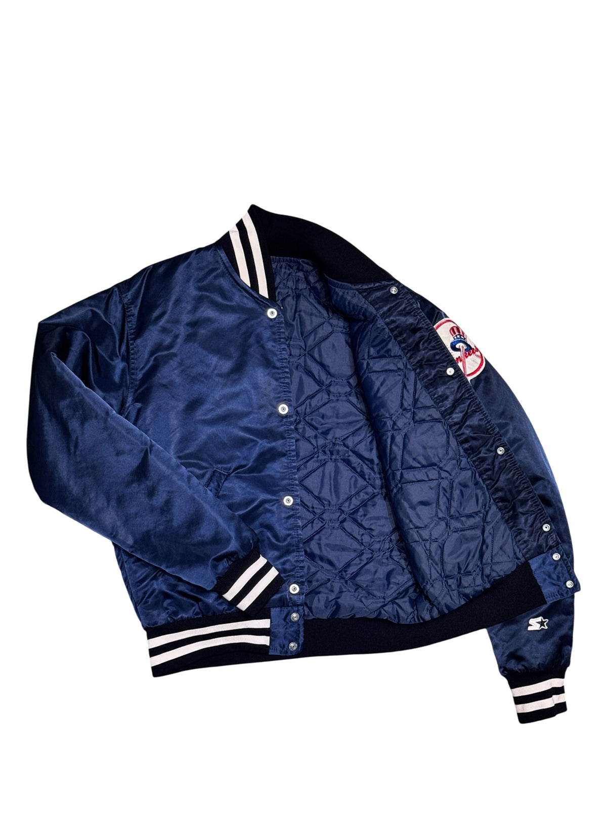 (SUP-877) STARTER NEW YORK YANKEES NYLON STADIUM JACKET - S