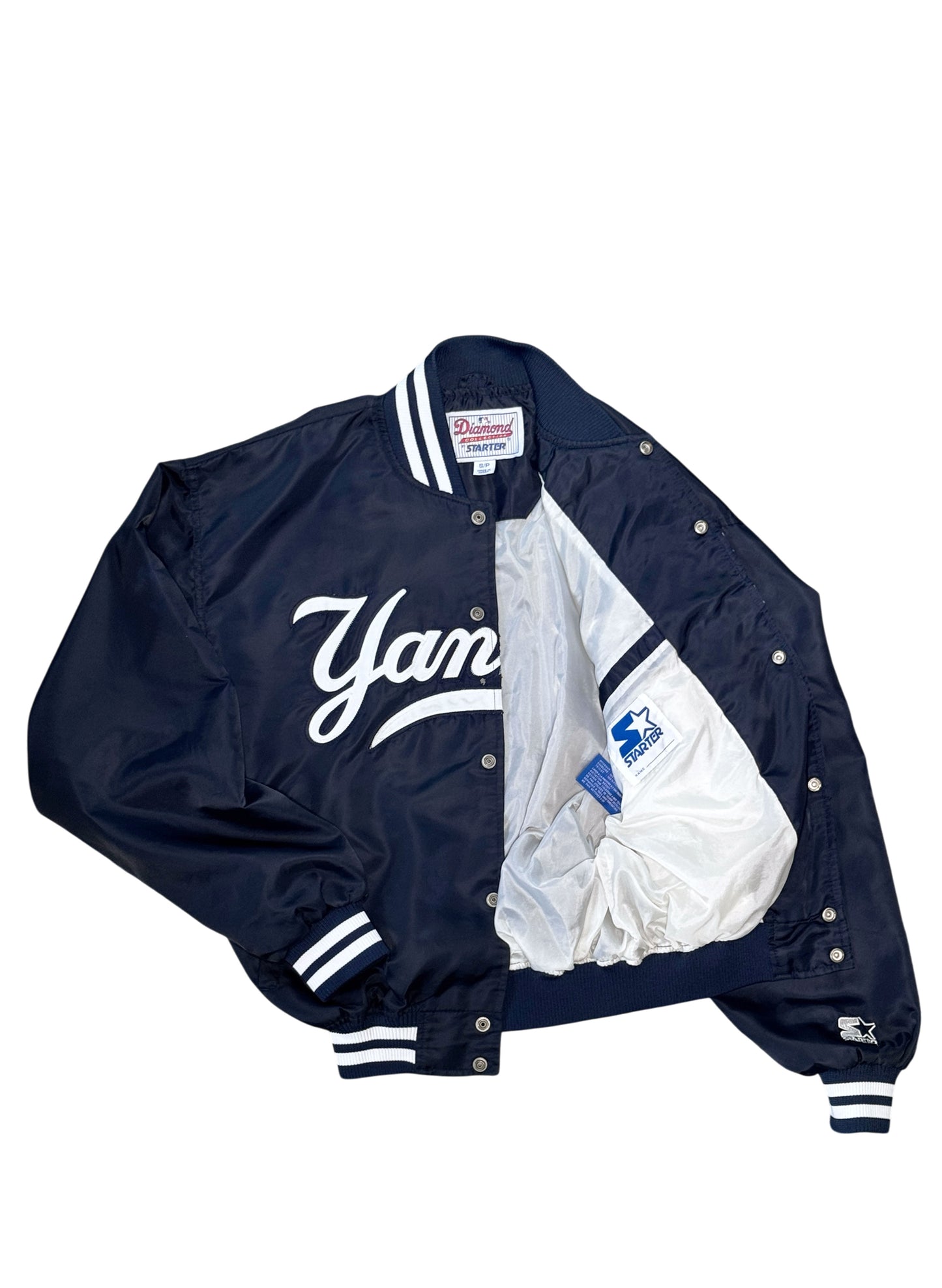 (SUP-805) STARTER NEW YORK YANKEES NYLON STADIUM JACKET - S