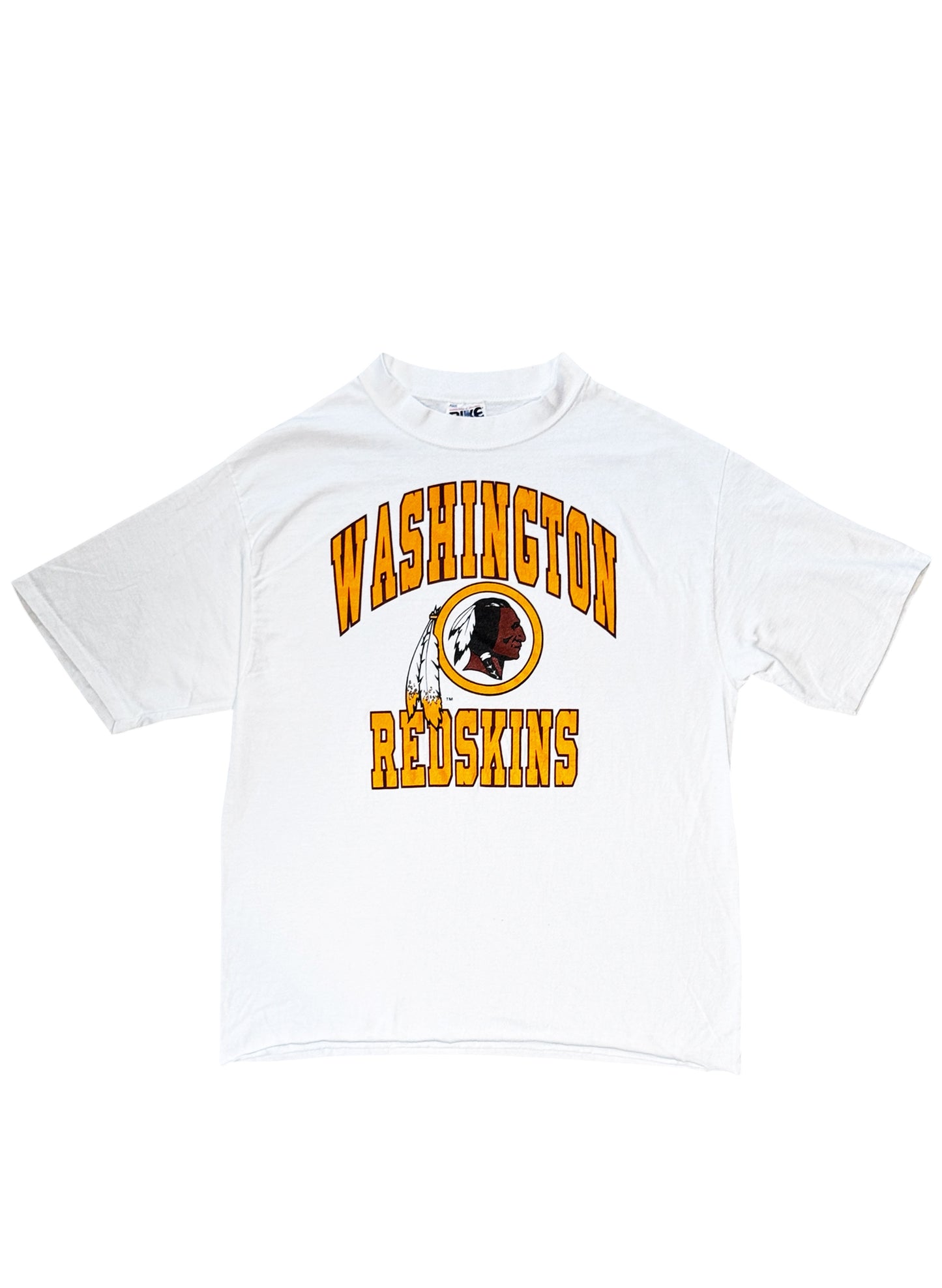 (SUP-662) NFL WASHINGTON REDSKINS "CUT OFF" TEE - MADE IN U.S.A.