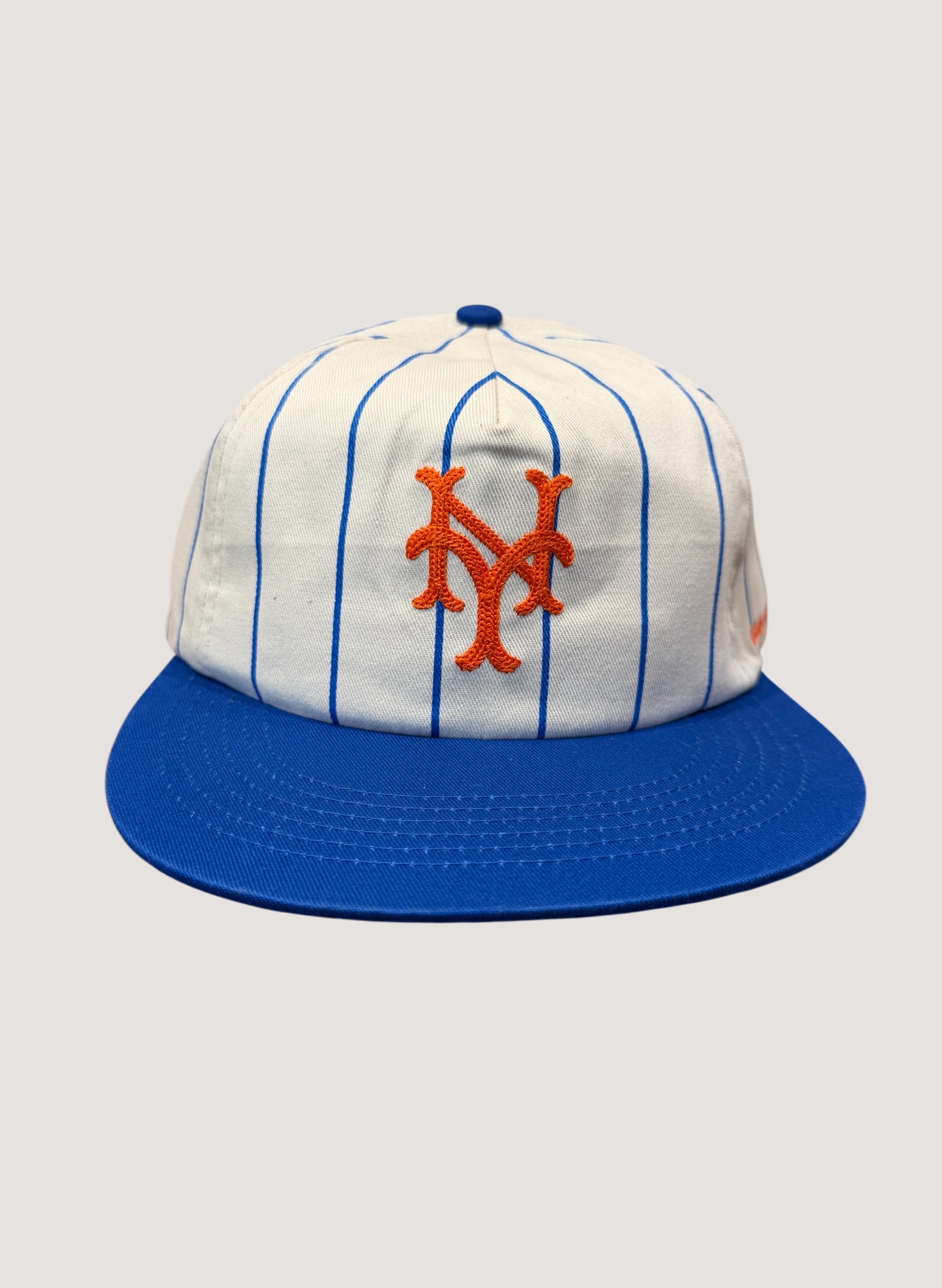 Uncle Jay's Vintage NY Mets Pinstripe Cotton Twill Cap (UNCLE-011)