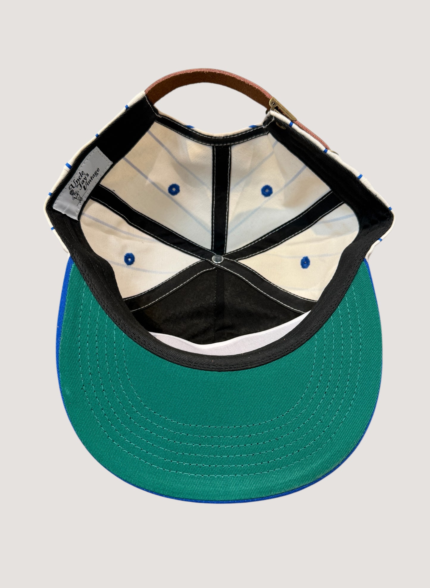 Uncle Jay's Vintage NY Mets Pinstripe Cotton Twill Cap (UNCLE-011)