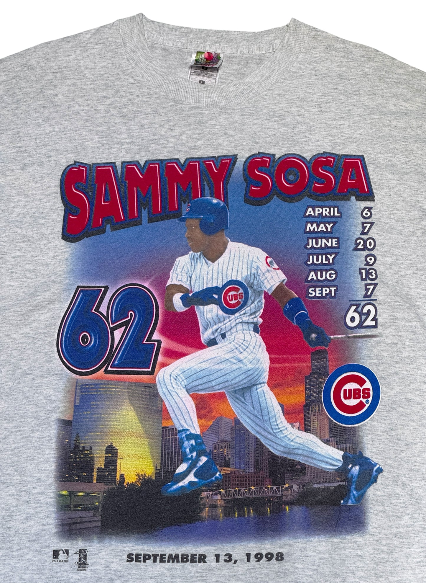 (SUP-631) Chicago Cubs 1998 "SAMMY SOSA" S/S TEE