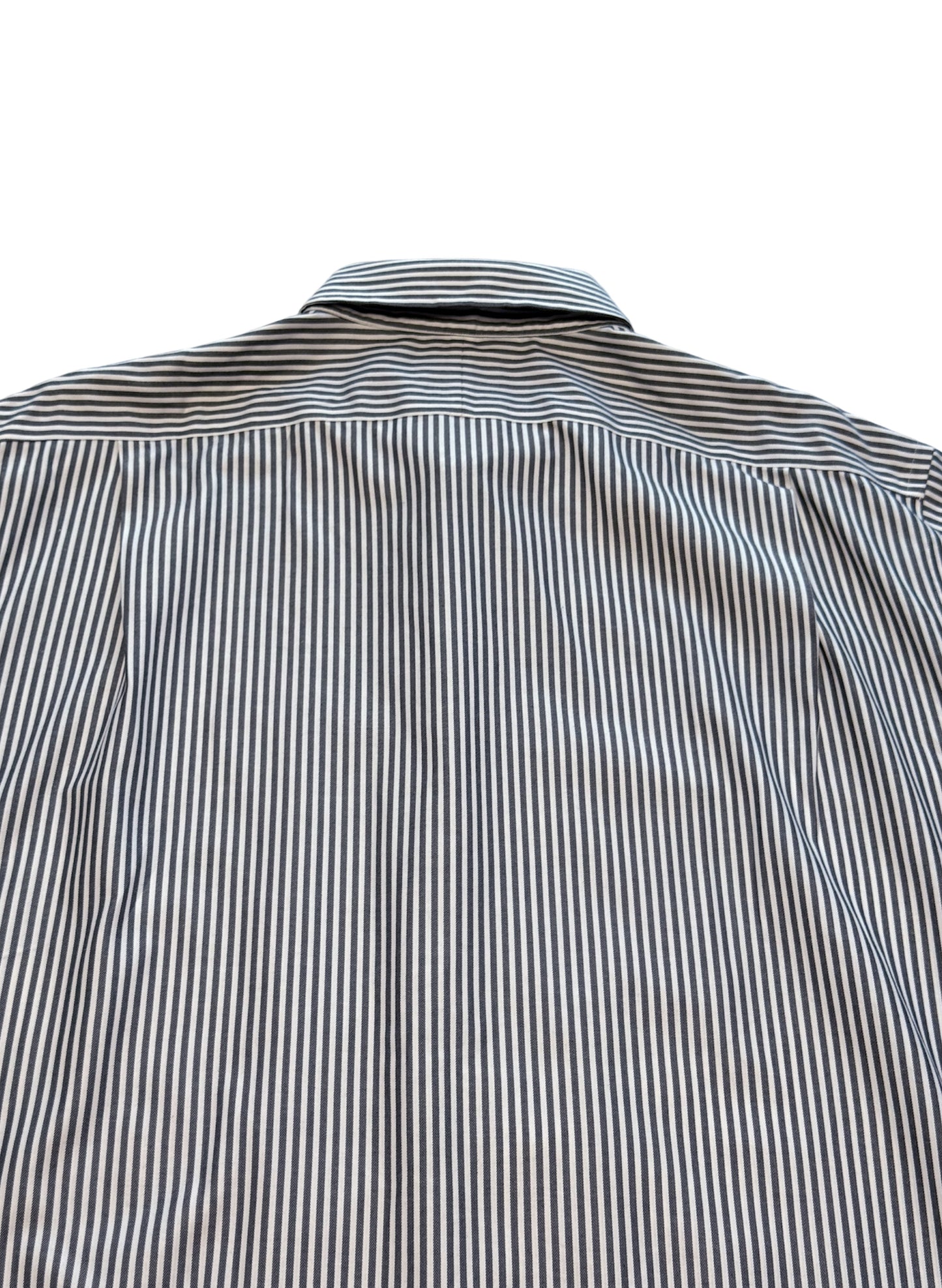 (SUP-438) Polo Ralph Lauren "BIG SIZE" STRIPE HERRINGBONE SHIRT - EASY CARE  (XXL相当)